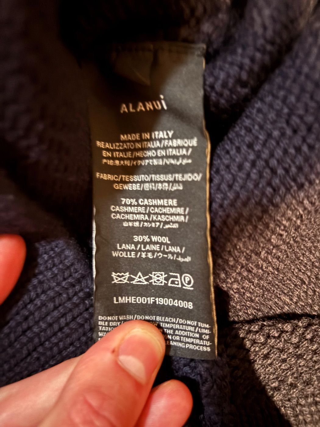 Alanui Alanui Crew Neck Jacquard Sweater Beluga Blue Multi Size XL Size US XL / EU 56 / 4 - 6 Thumbnail