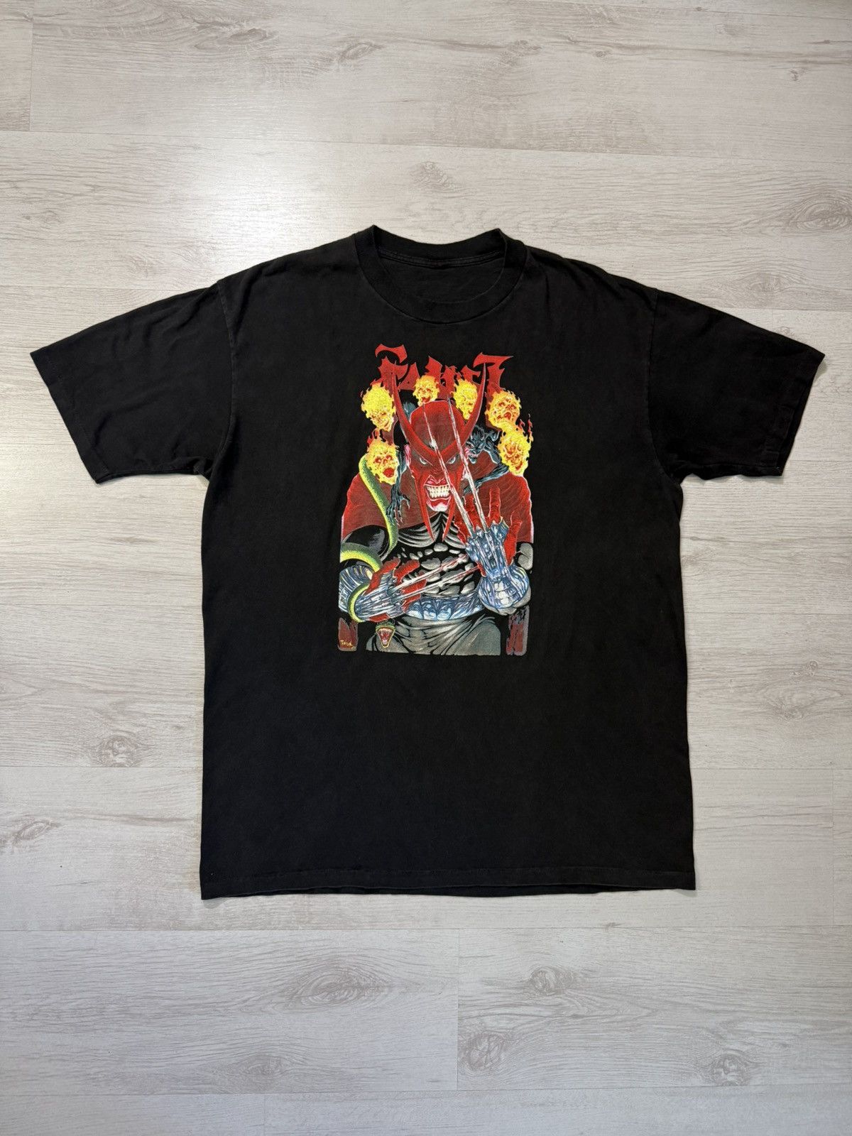 Other 90’s Vintage Faust Devil Comic Tee Size US XL / EU 56 / 4 - 1 Thumbnail