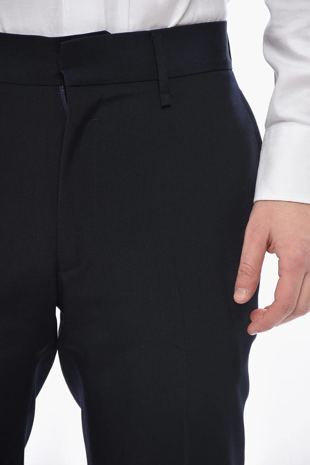 Givenchy og1mm0326 Virgin Wool Four-Pocket Pant in Blue Size US 32 / EU 48 - 3 Thumbnail