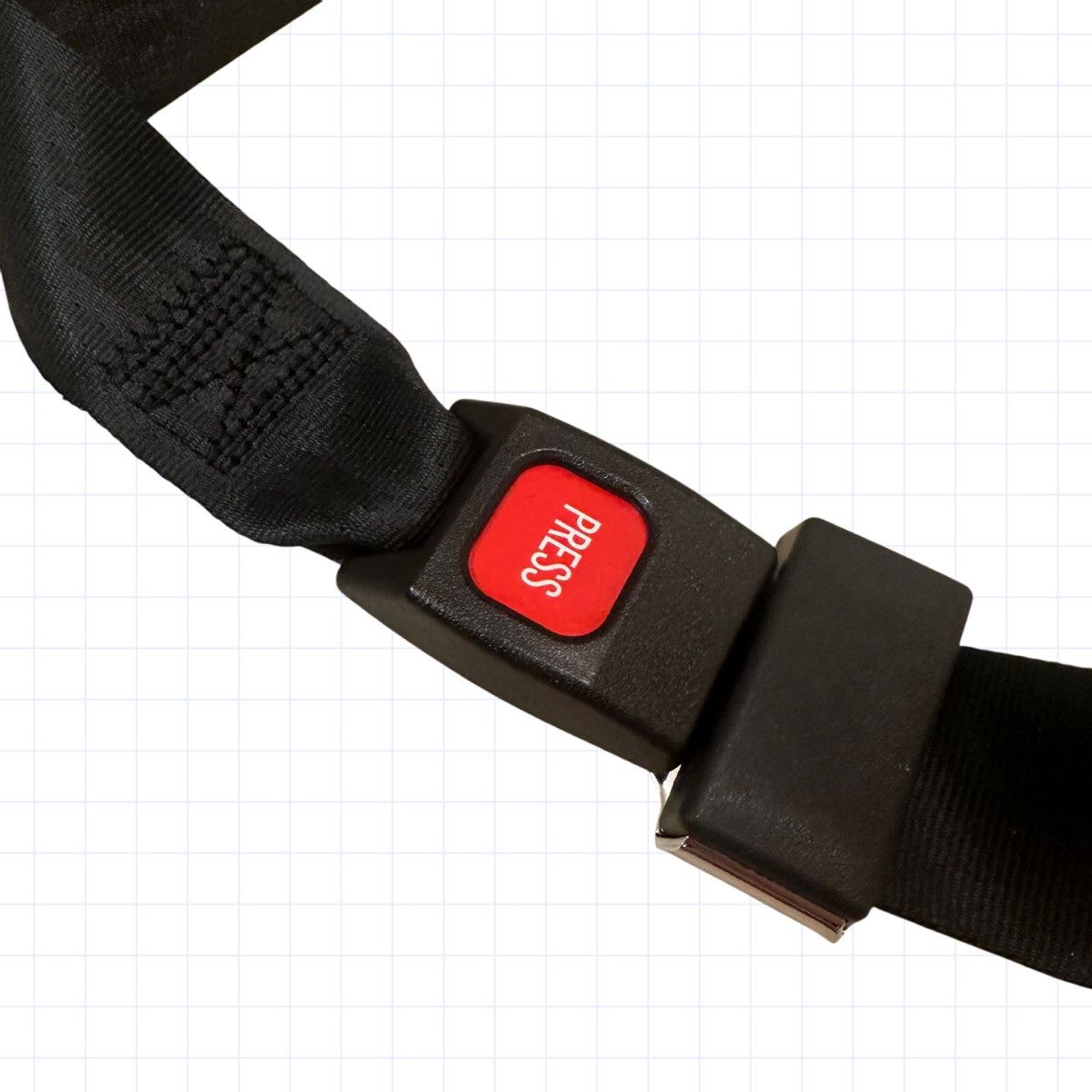 Vintage Untagged 1 of 1 Seatbelt Side Bag Fanny Pack Buckle Parody Size ONE SIZE - 3 Thumbnail