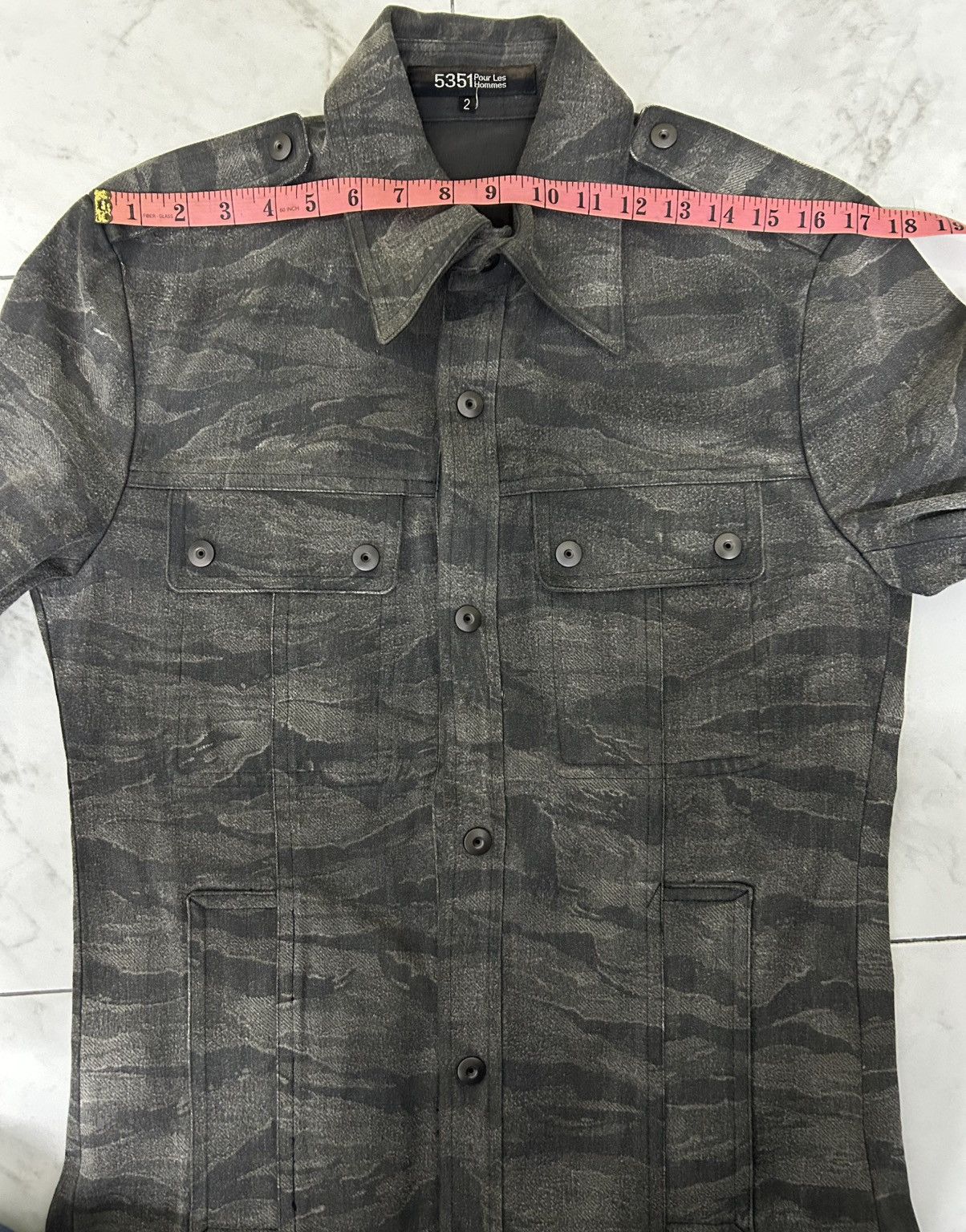 5351 POUR LES HOMMES 5351 POUR LESS HOMMES DOUBLE BREASTED JACKET TIGER STRIPE Size US M / EU 48-50 / 2 - 16 Thumbnail