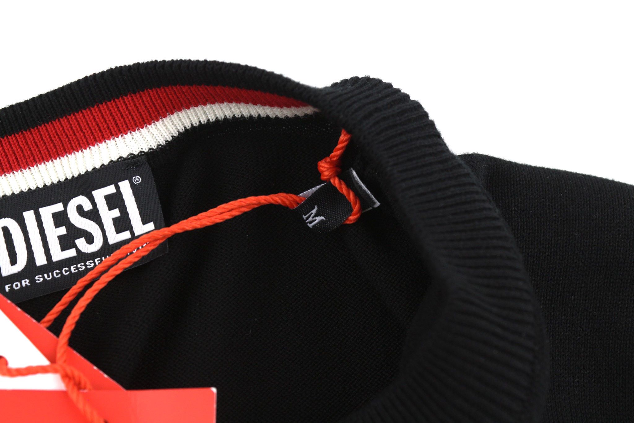 Diesel K-YONKERS M Black Crew Neck Tight-Knit Logo 40389 Size US M / EU 48-50 / 2 - 7 Thumbnail
