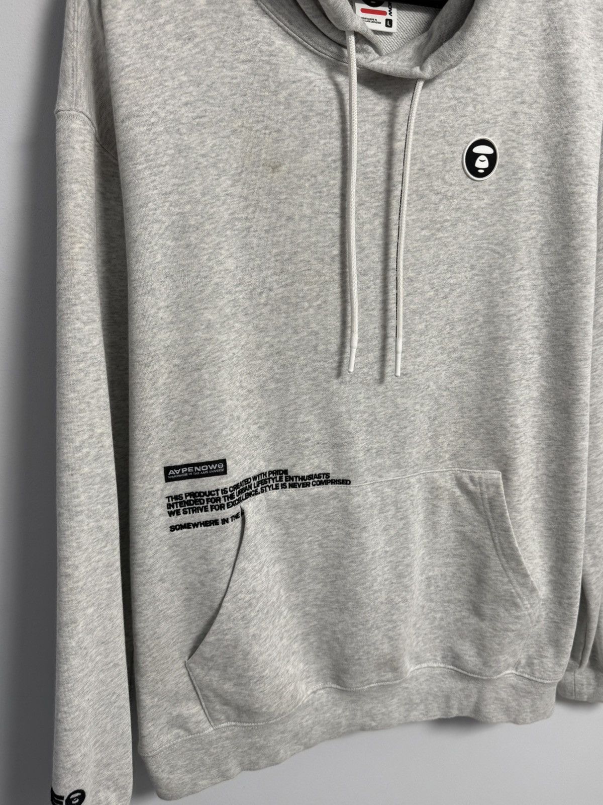 Aape Aape by A Bathing Ape Pullover Hoodie Aapenow Size US L / EU 52-54 / 3 - 7 Thumbnail