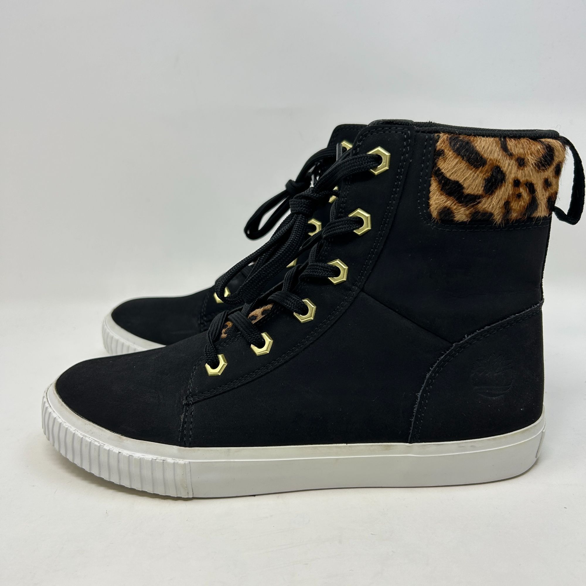 Timberland Timberland Skyla Bay 6" Nubuck High-Top Sneakers Lace-Up Size US 7.5 / IT 37.5 - 1 Thumbnail