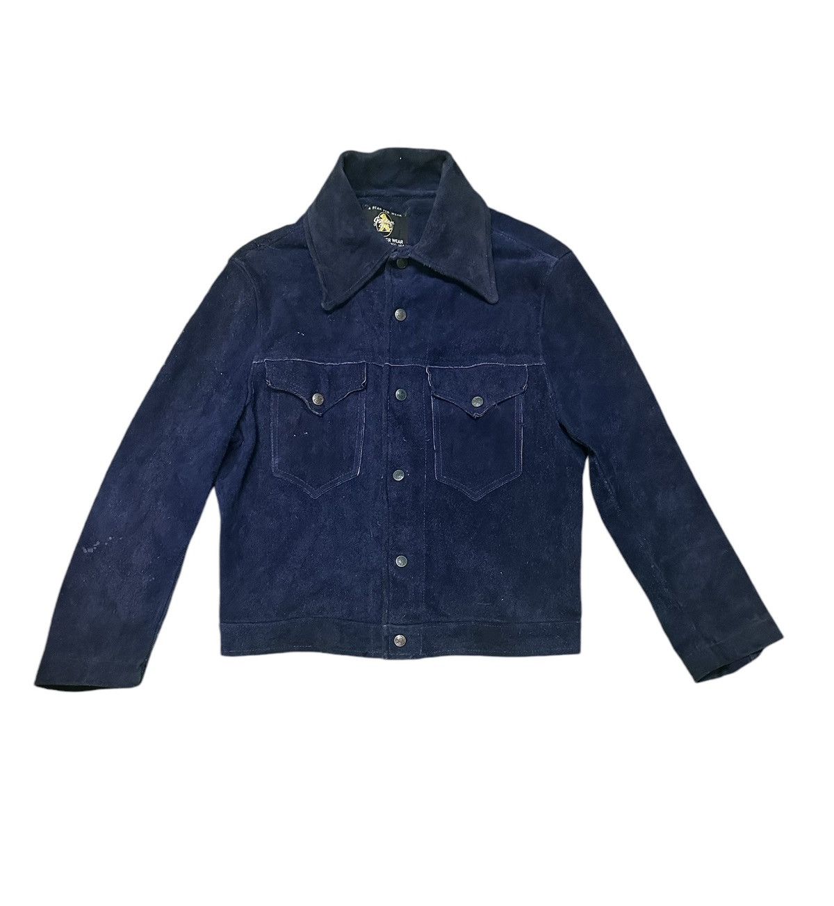 Golden Bear × Vintage Vtg 70s Golden bear type 3 suede