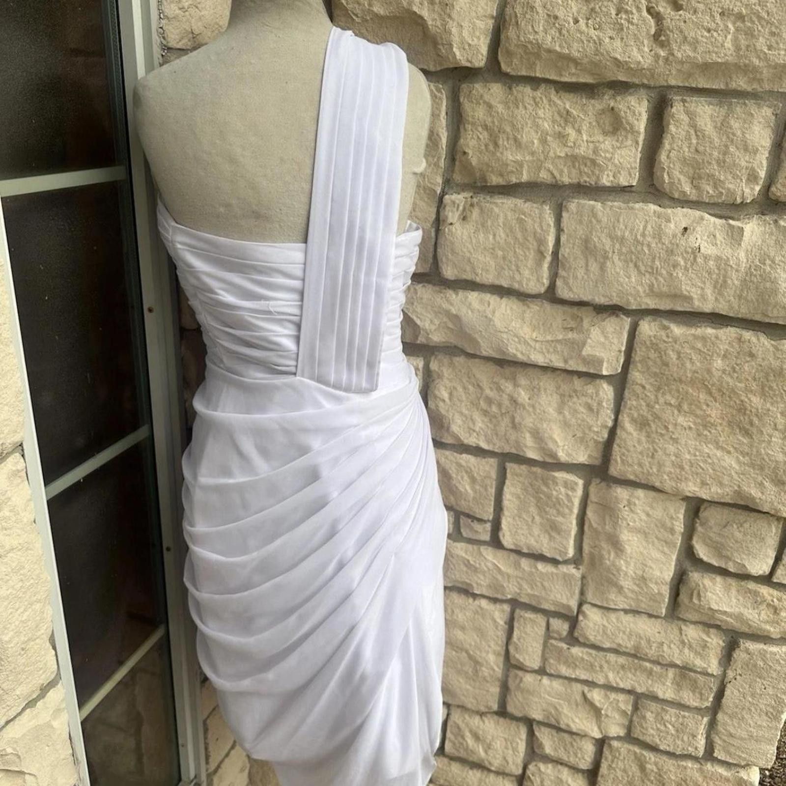 Other White strapless mini dress #glam #partydress Size S / US 4 / IT 40 - 3 Thumbnail