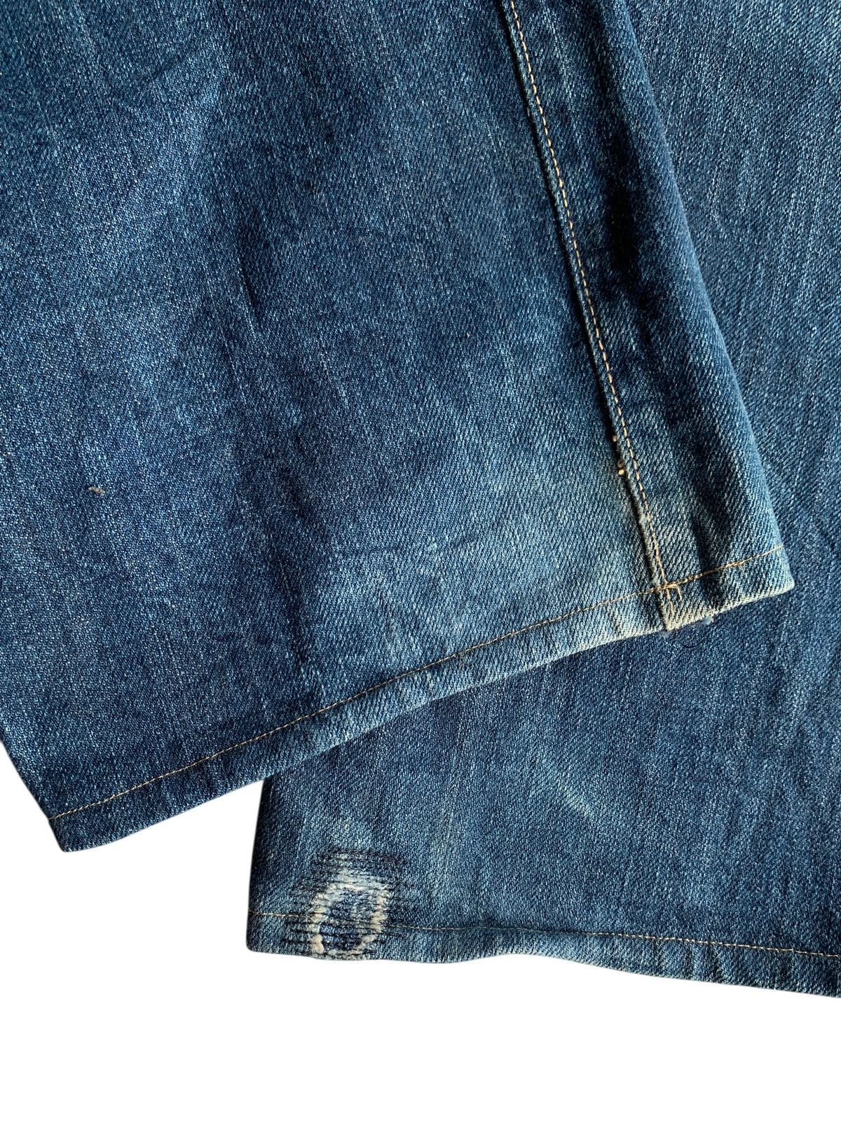 Kapital VINTAGE OMNIGOD JAPANESE BUTTON FLY SELVEDGE DISTRESSEDDENIM Size US 30 / EU 46 - 20 Thumbnail