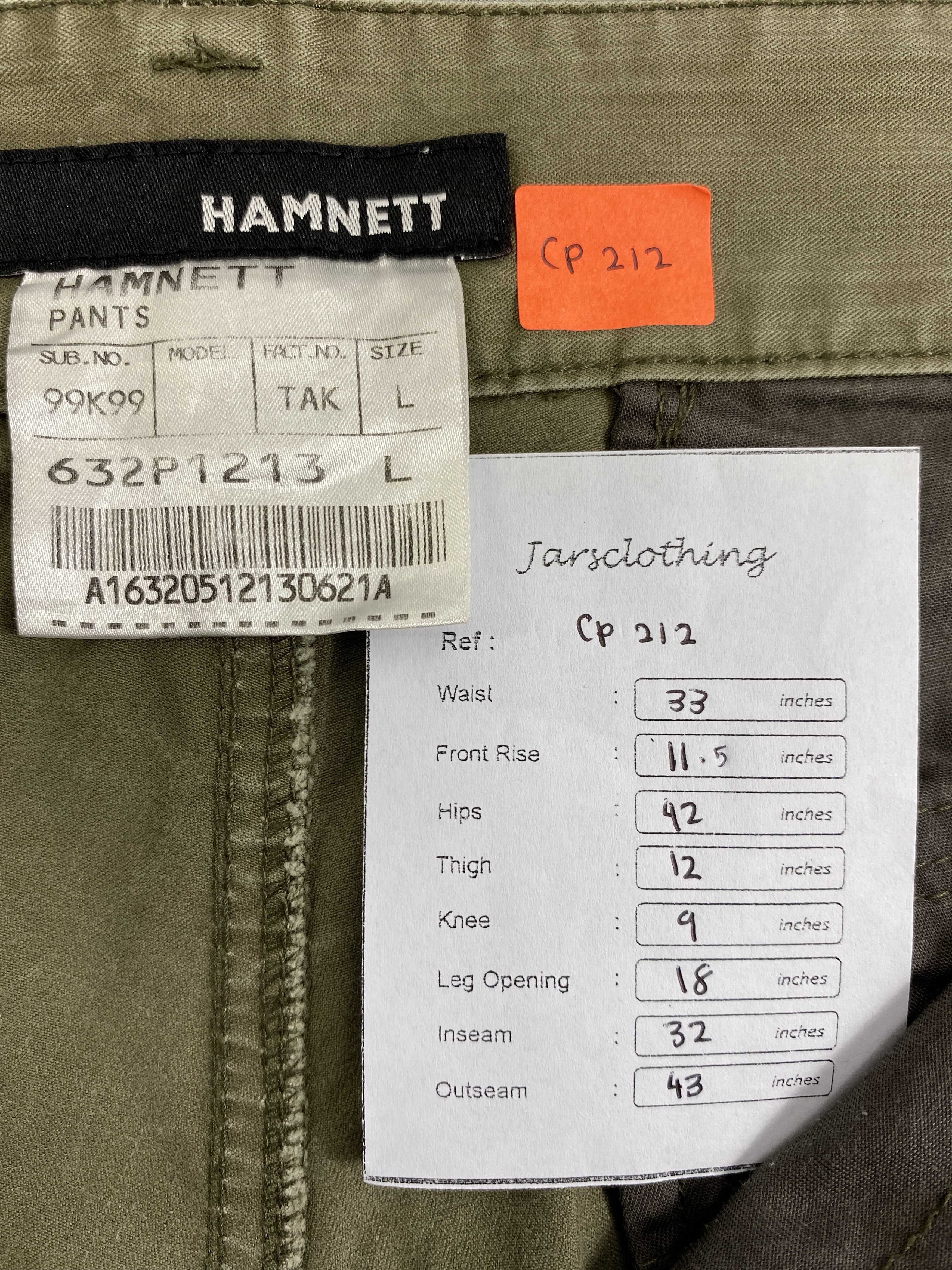 Japanese Brand Vintage Hamnett Cargo Pants Cargo Multi Pocket -CP212 Size US 33 - 8 Thumbnail
