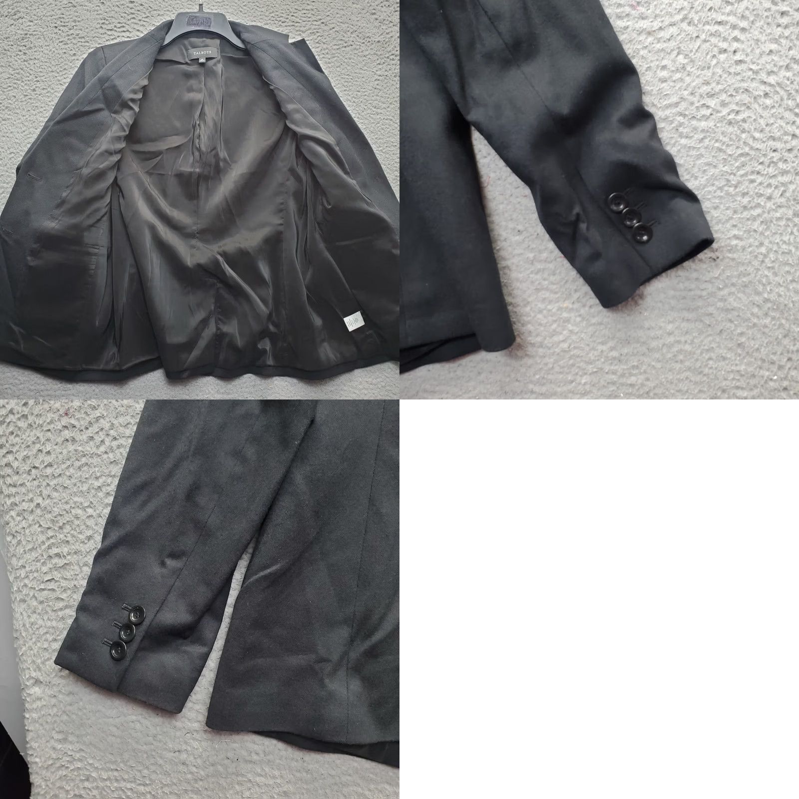 Talbots Talbots Blazer Jacket Women 10 Black Formal Notch Lapel Single Breasted 2 Button Size L / US 10 / IT 46 - 8 Thumbnail