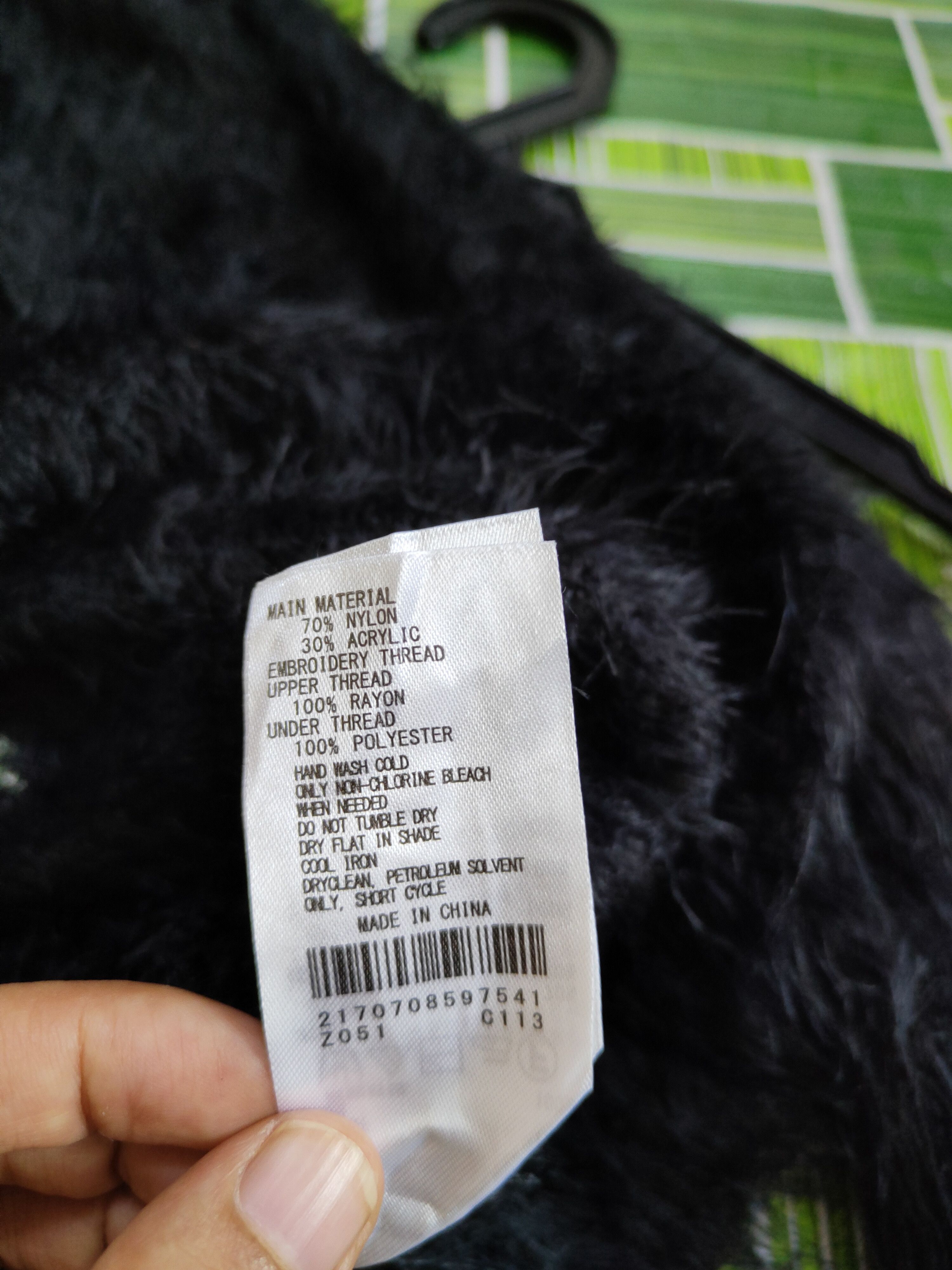 Aran Isles Knitwear × Japanese Brand × Vintage Earth Music & Ecology Black Fur Mohair Knitwear #S2089 Size S / US 4 / IT 40 - 12 Thumbnail