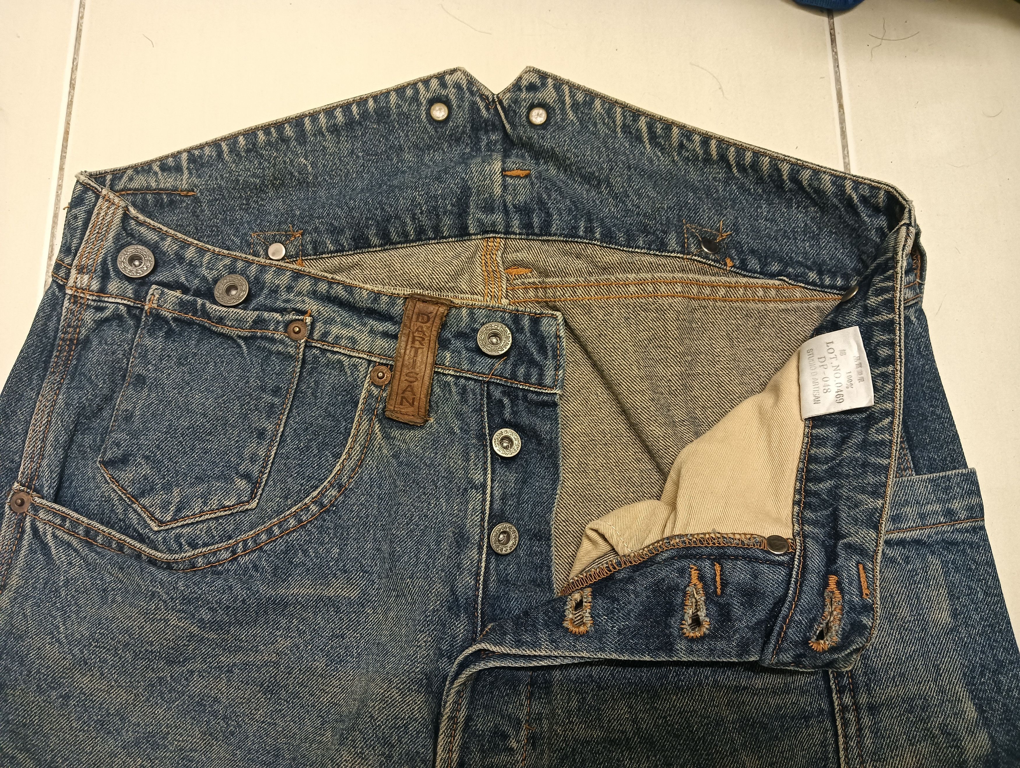Studio D'Artisan RARE Studio D-Artisan World War inspired jeans Size US 32 / EU 48 - 3 Thumbnail