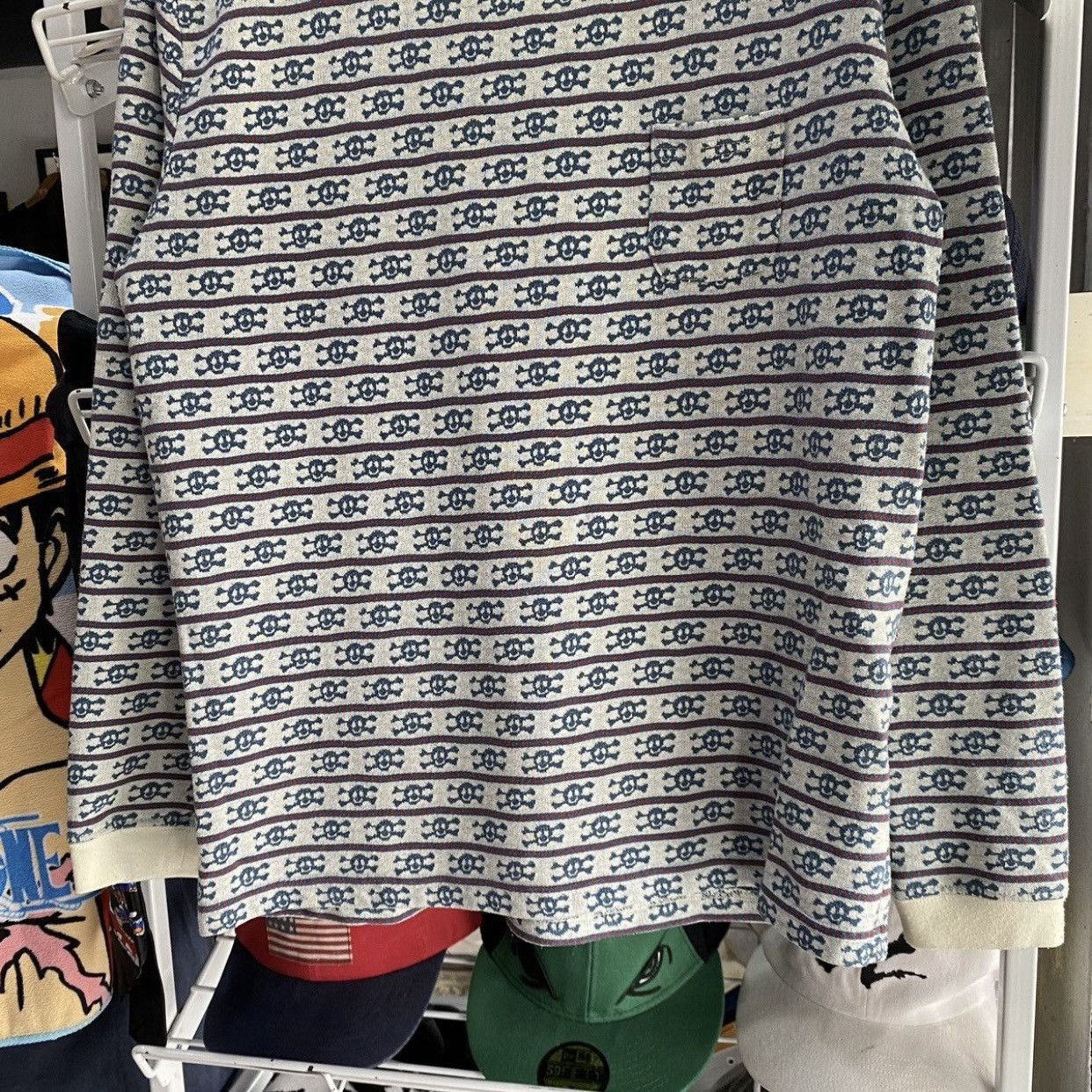 Japanese Brand Vintage Simplicité Plus Japanese Jacquard Pattern Knit Shirt Size US S / EU 44-46 / 1 - 4 Thumbnail
