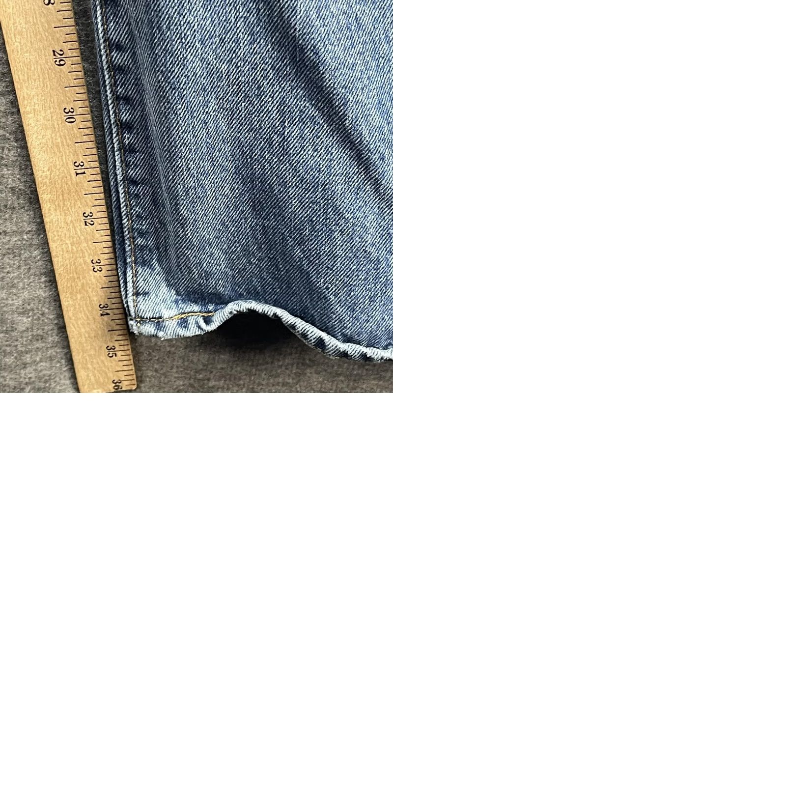 Levi's Levi's 501 Jeans Mens 36x36 Blue Denim Straight Leg Button Fly Red Tab Classic Size US 36 / EU 52 - 9 Thumbnail