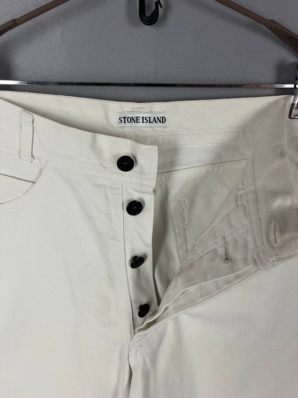 Stone Island Stone Island Denim White Vintage Size US 32 / EU 48 - 4 Thumbnail
