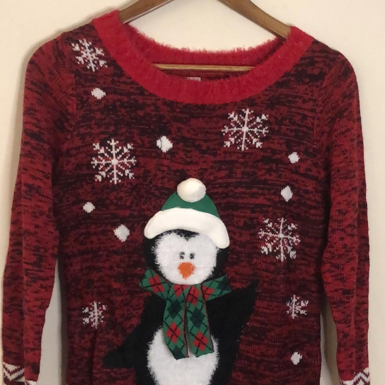 Original Penguin No Boundaries Festive Penguin Christmas Sweater dress SZ Med Size M / US 6-8 / IT 42-44 - 2 Thumbnail