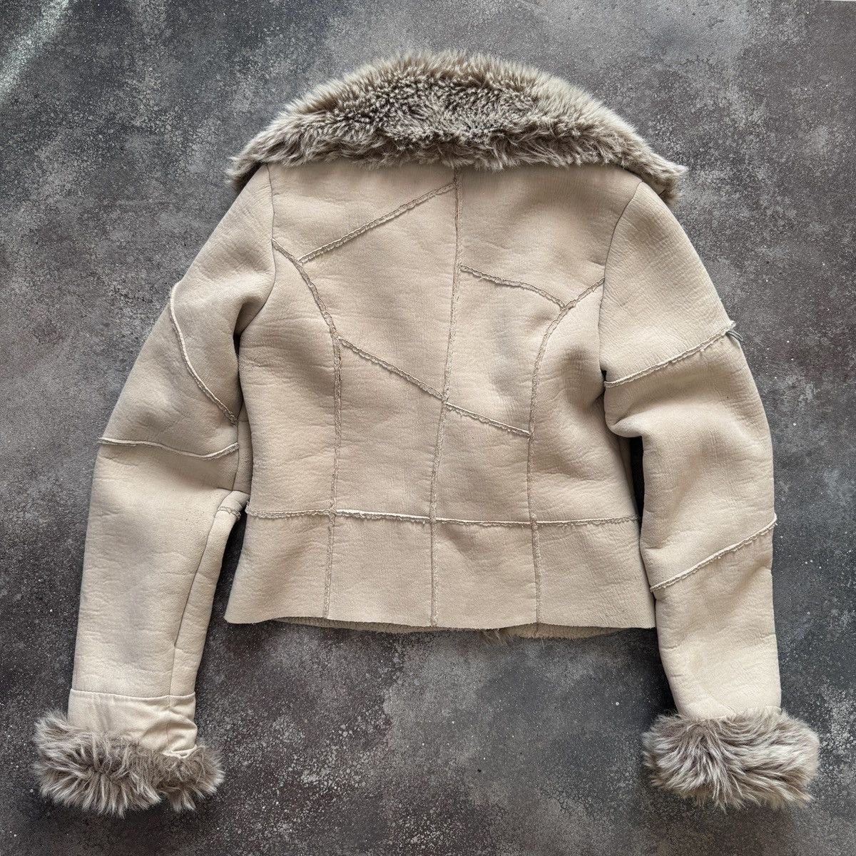Hysteric Glamour Y2K Boho Shearling Style Faux Fur Coat Jacket Size M / US 6-8 / IT 42-44 - 9 Thumbnail