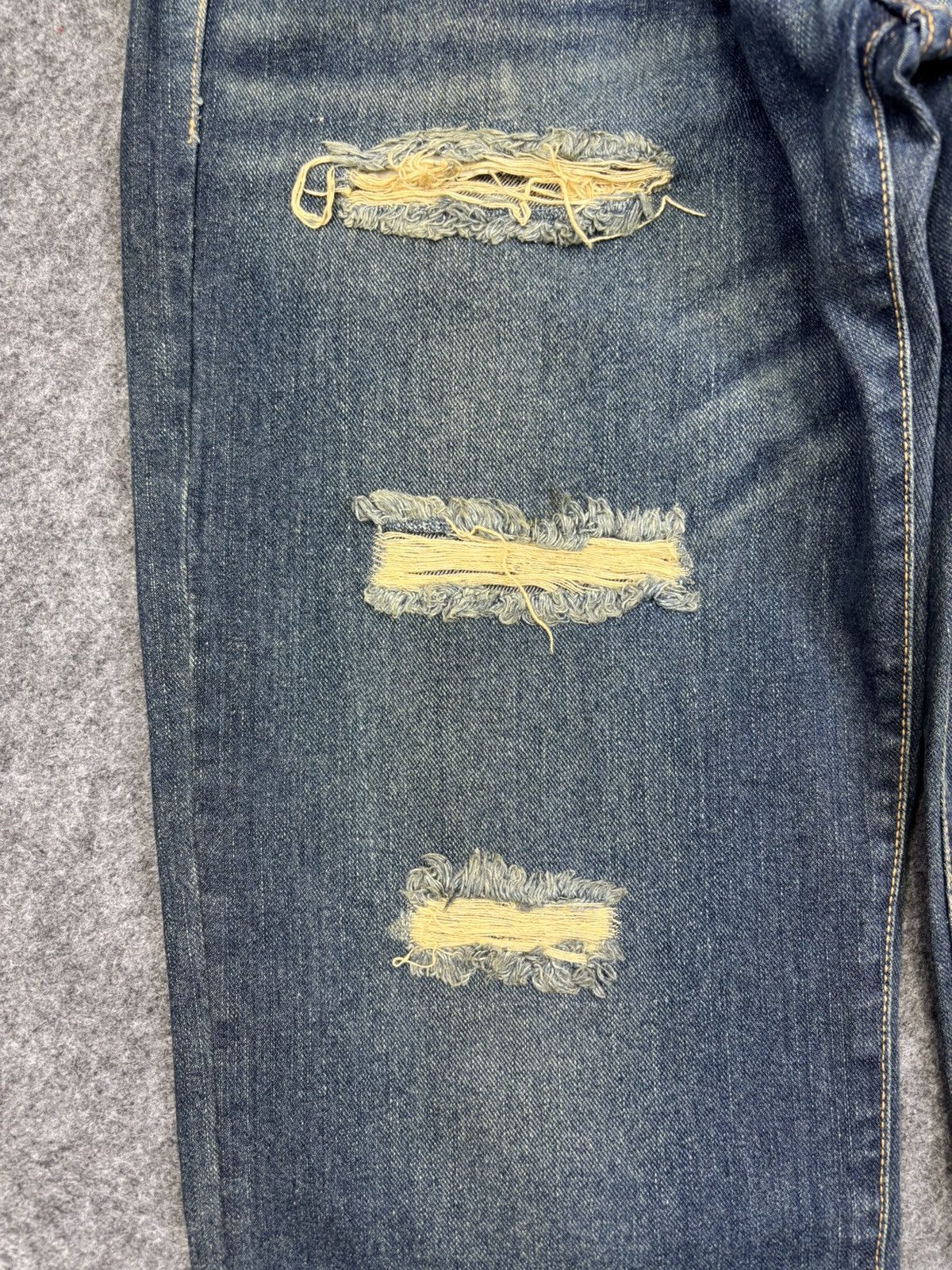 Seditionaries Joge Martin Sick Heavy Distressed Denim F748 Size US 32 / EU 48 - 3 Thumbnail