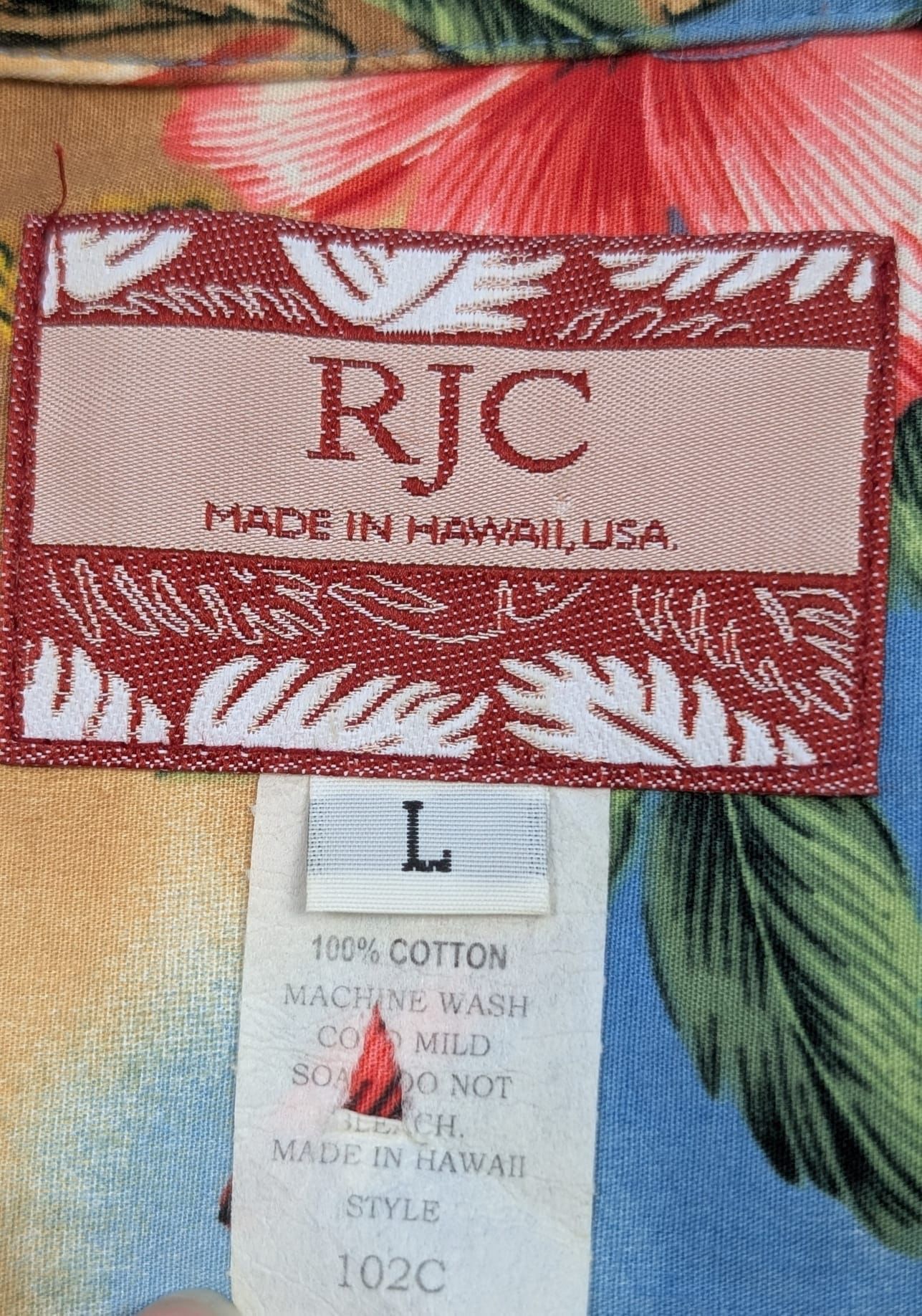 Vintage RJC Hawaii USA Shirt woody surf car summer vintage fullprint Size US L / EU 52-54 / 3 - 4 Thumbnail