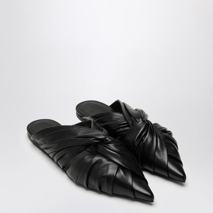 Givenchy o1w1db10525 Twist Flat Mules in Black Size US 6 / IT 36 - 2 Thumbnail