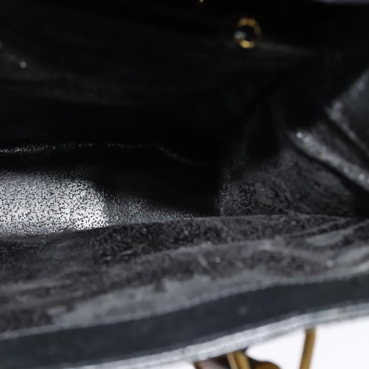 Gucci GUCCI Bamboo Hand Bag Suede Black Gold 002 1095 002 1095 Size ONE SIZE - 16 Thumbnail