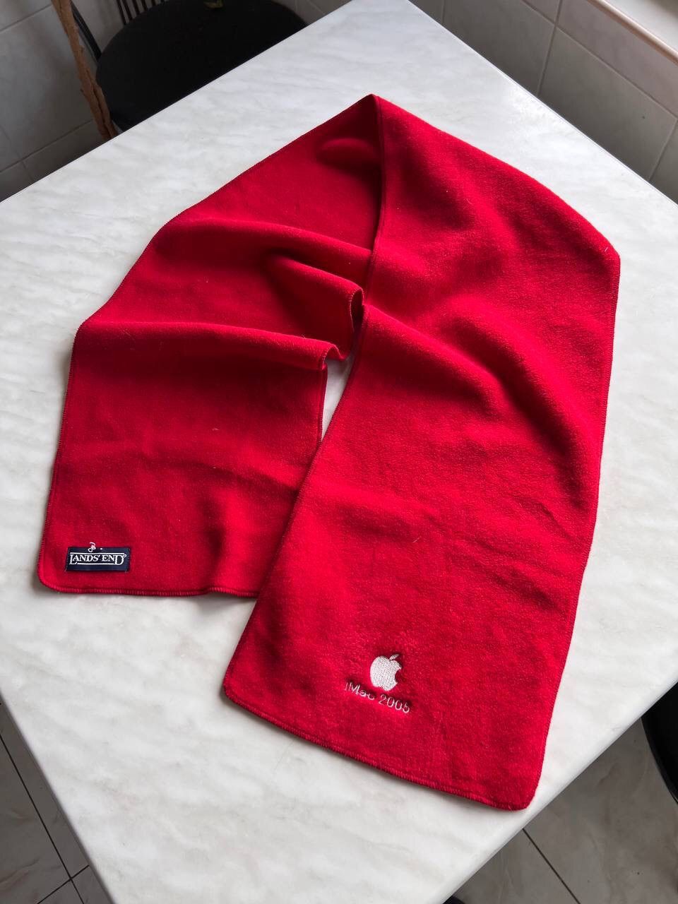 Lands' End Vintage Apple Computer IMac 2005 Scarf Fleece Macintosh Y2K Size ONE SIZE - 1 Thumbnail