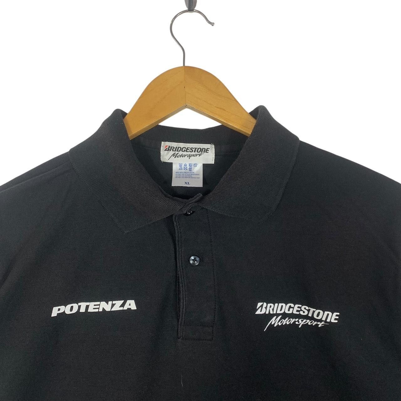 Vintage Vintage BRIDGESTONE MOTORSPORT POTENZA Polo Tee Size US XL / EU 56 / 4 - 5 Thumbnail