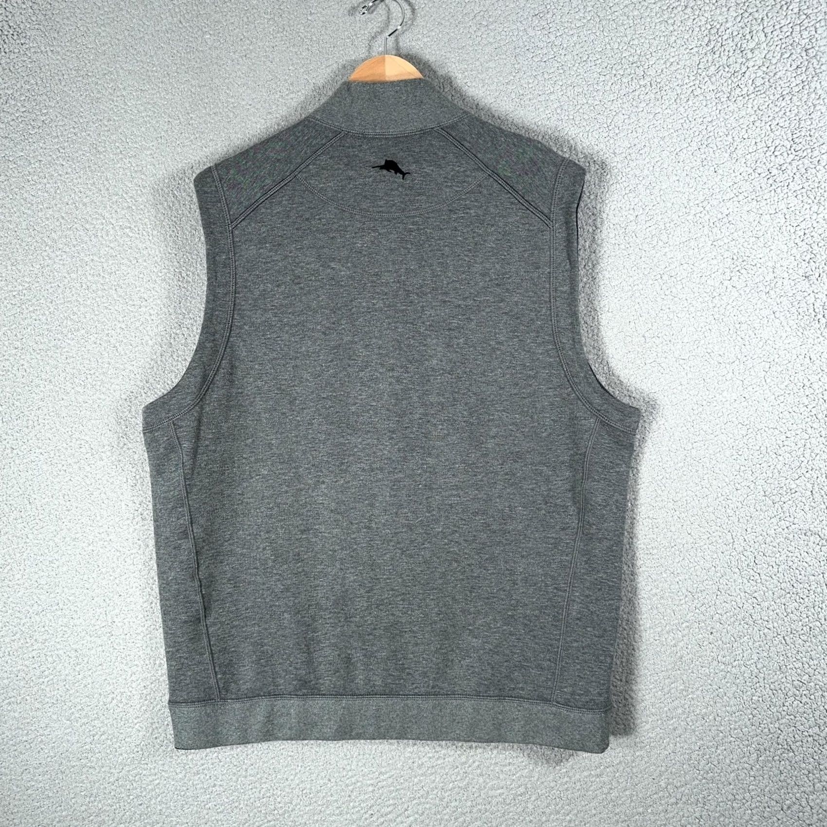 Tommy Bahama Tommy Bahama Vest Mens L Gray Flip Coast Reversible Full Zip Casual Layering Size US L / EU 52-54 / 3 - 5 Thumbnail