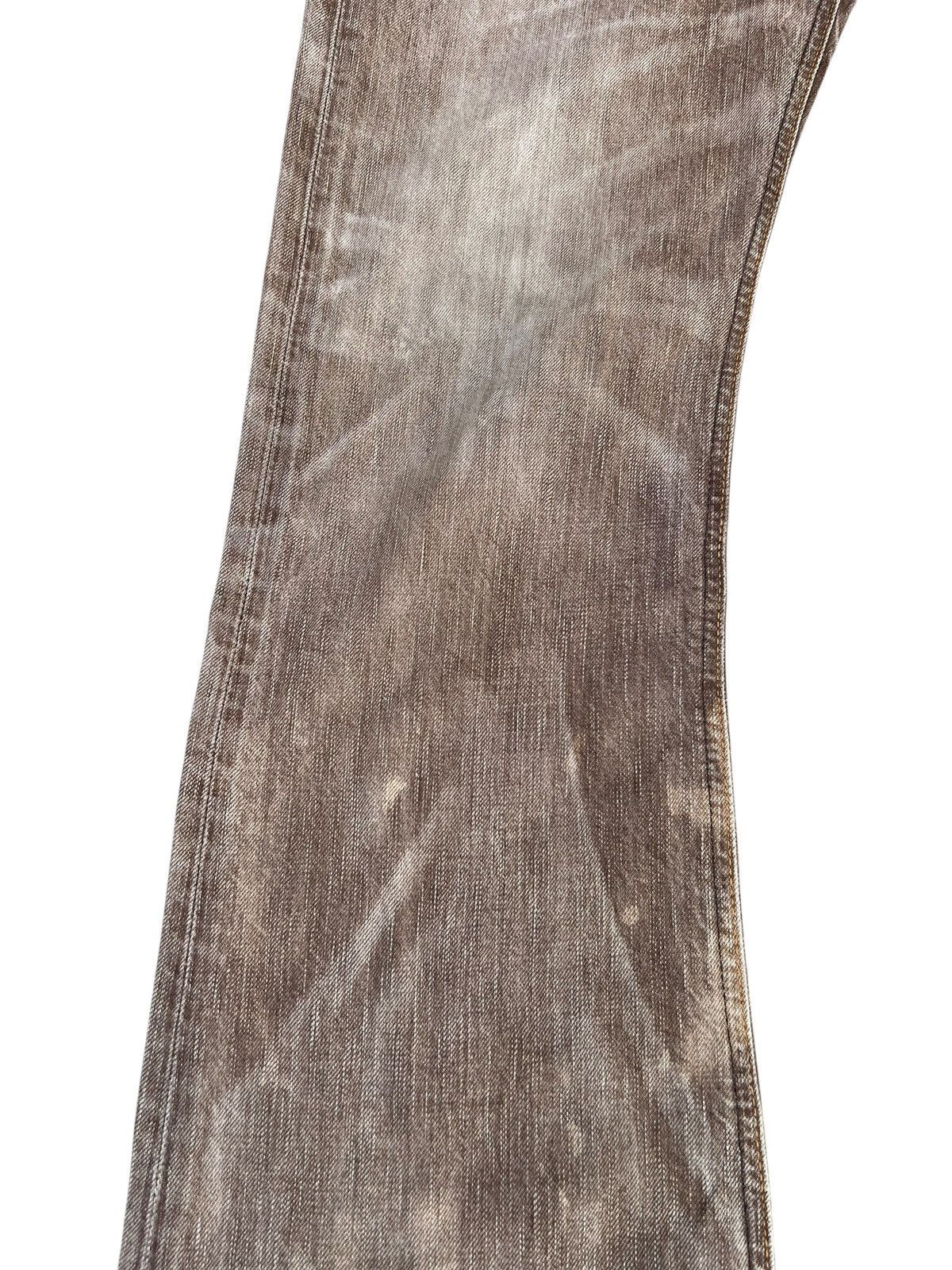 Vintage Clawmark Faded Denim Y2K Edwin BT5001 503 Flare Jeans Size US 30 / EU 46 - 9 Thumbnail