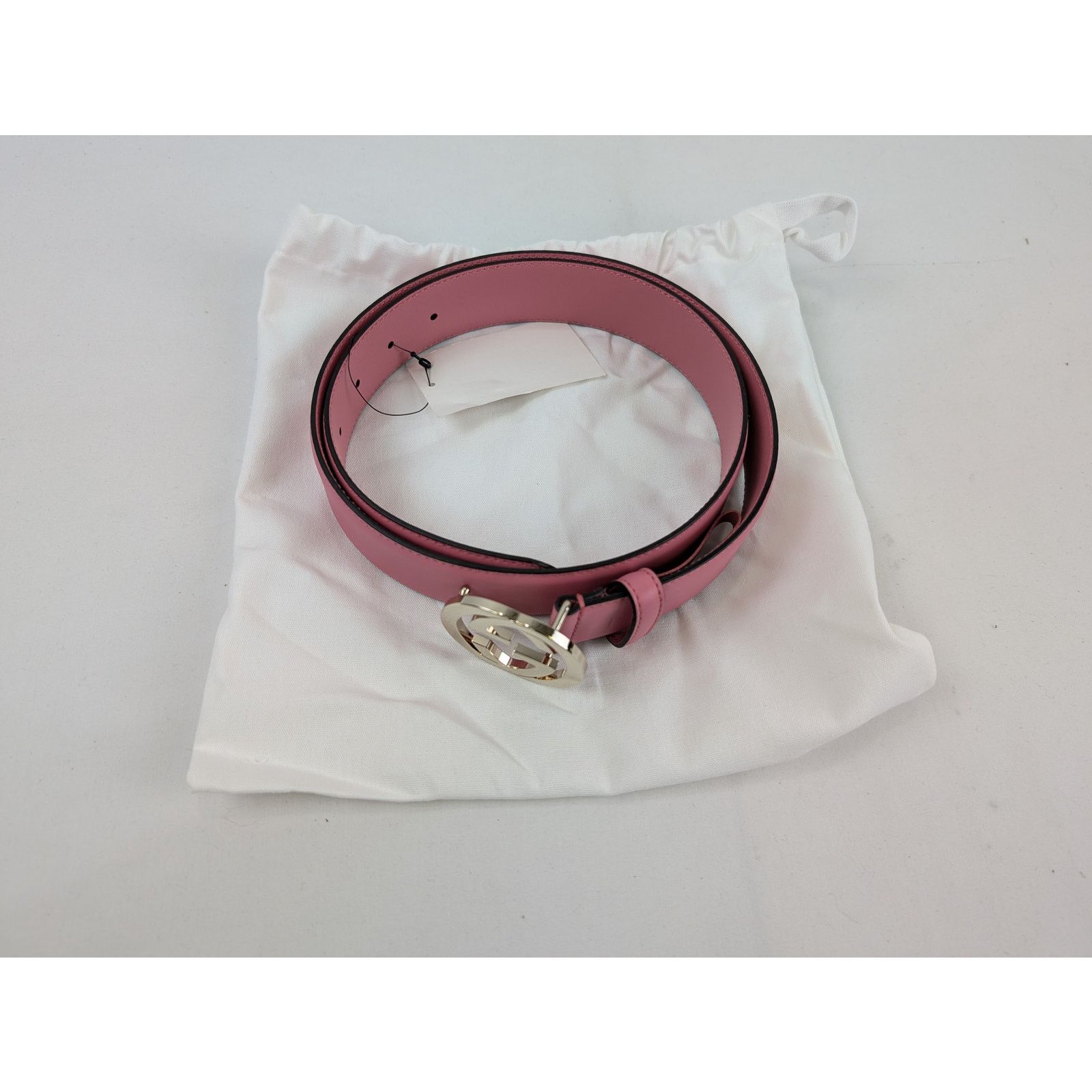 Gucci o1rshd1 Size: 90cm / Moon Belt in Glossy Pink Size ONE SIZE - 20 Thumbnail