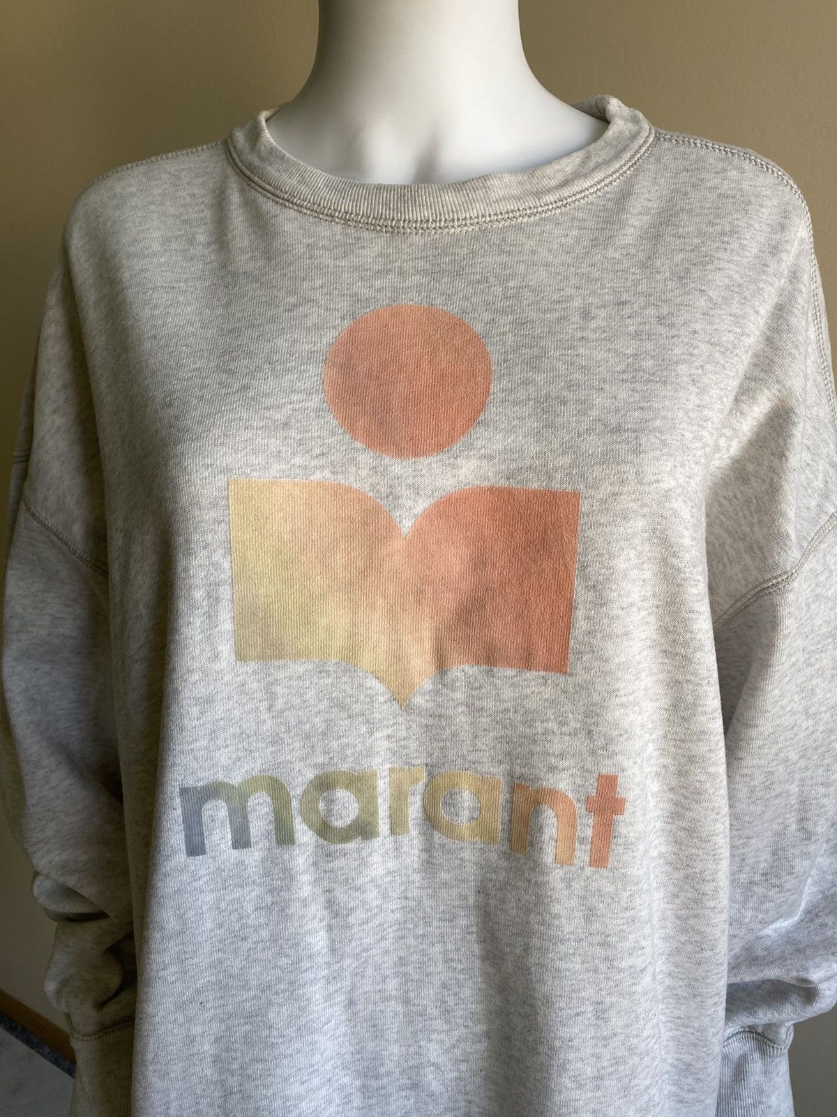 Isabel Marant Etoile Isabel Marant Etoile Long Crewneck Sweatshirt Big Logo Size XS / US 0-2 / IT 36-38 - 5 Thumbnail