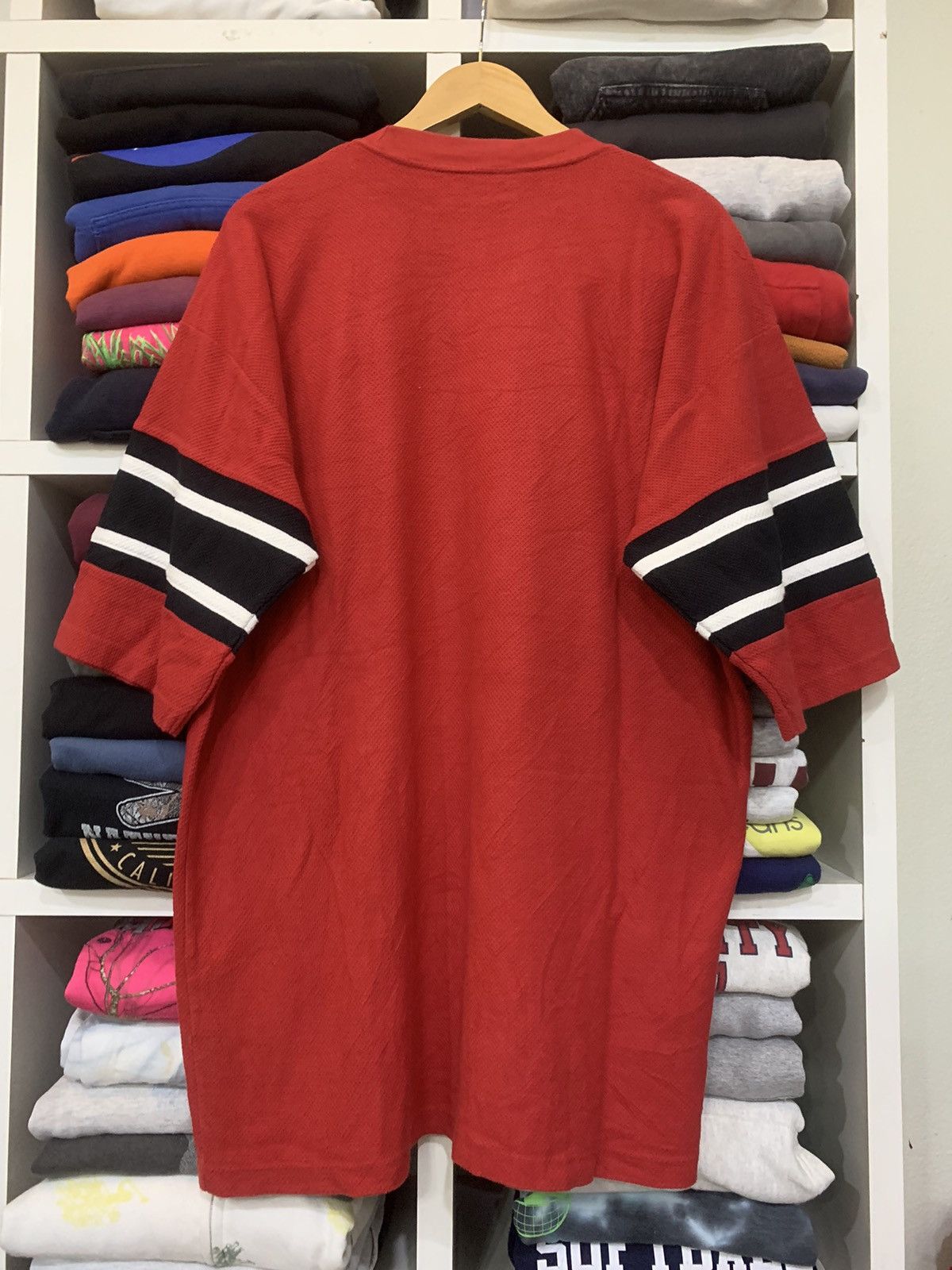 Vintage Vintage Wisconsin 19 SCHS Jersey Size US L / EU 52-54 / 3 - 9 Thumbnail