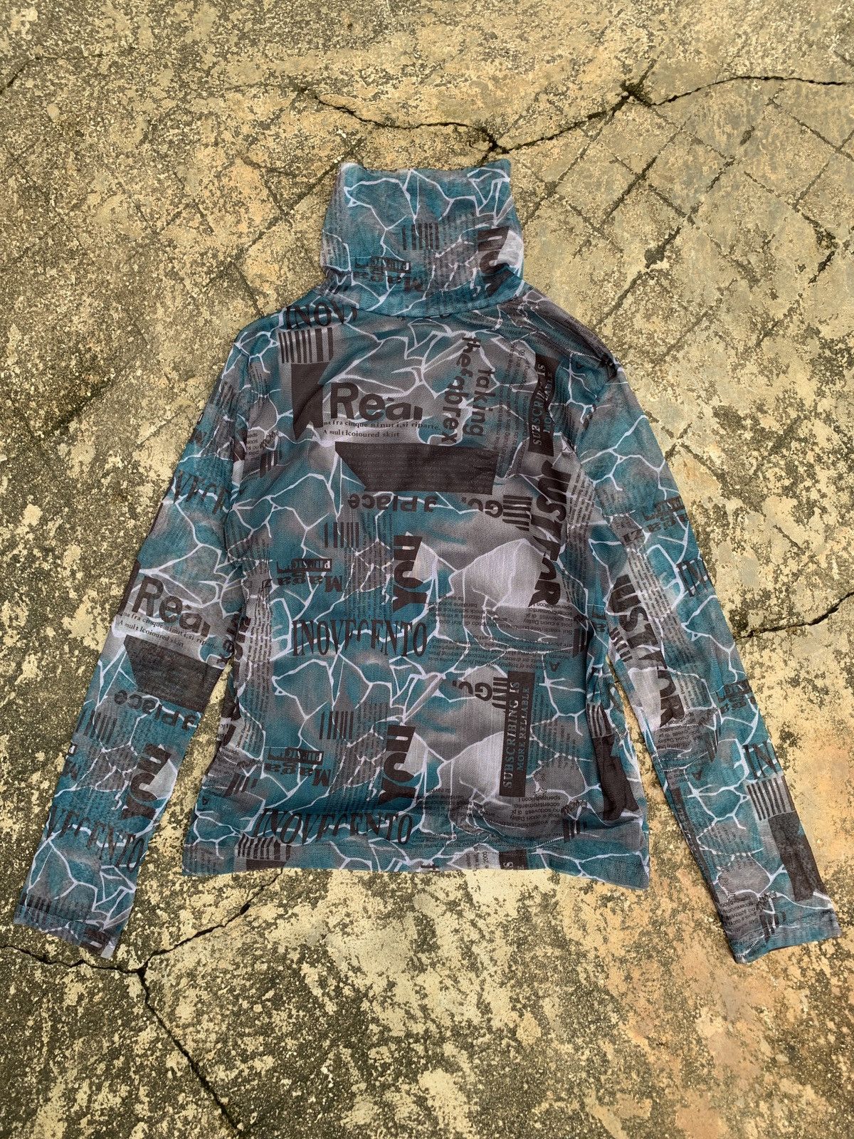 Japanese Brand × Vintage y2k Kafuu Japan Word Graphic Mesh Top Size M / US 6-8 / IT 42-44 - 1 Thumbnail