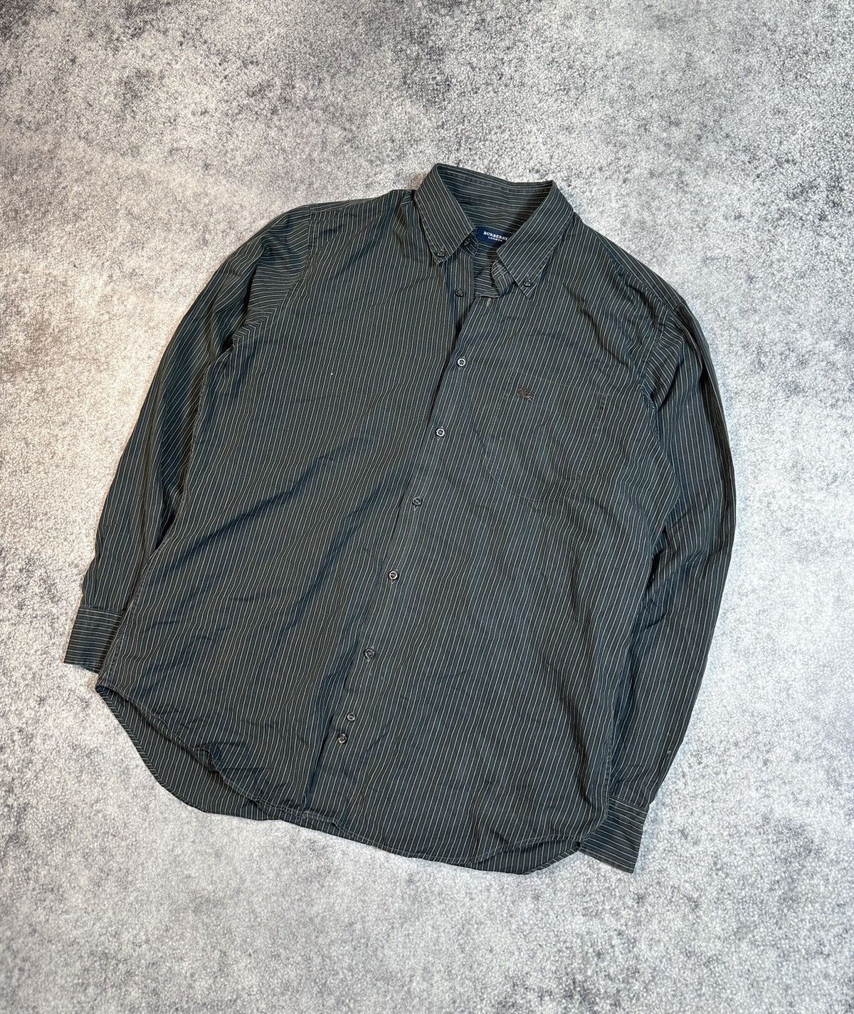 Burberry Vintage Burberry Luxury Button Up Shirts Streetwear Rare XXL Size US XXL / EU 58 / 5 - 1 Thumbnail