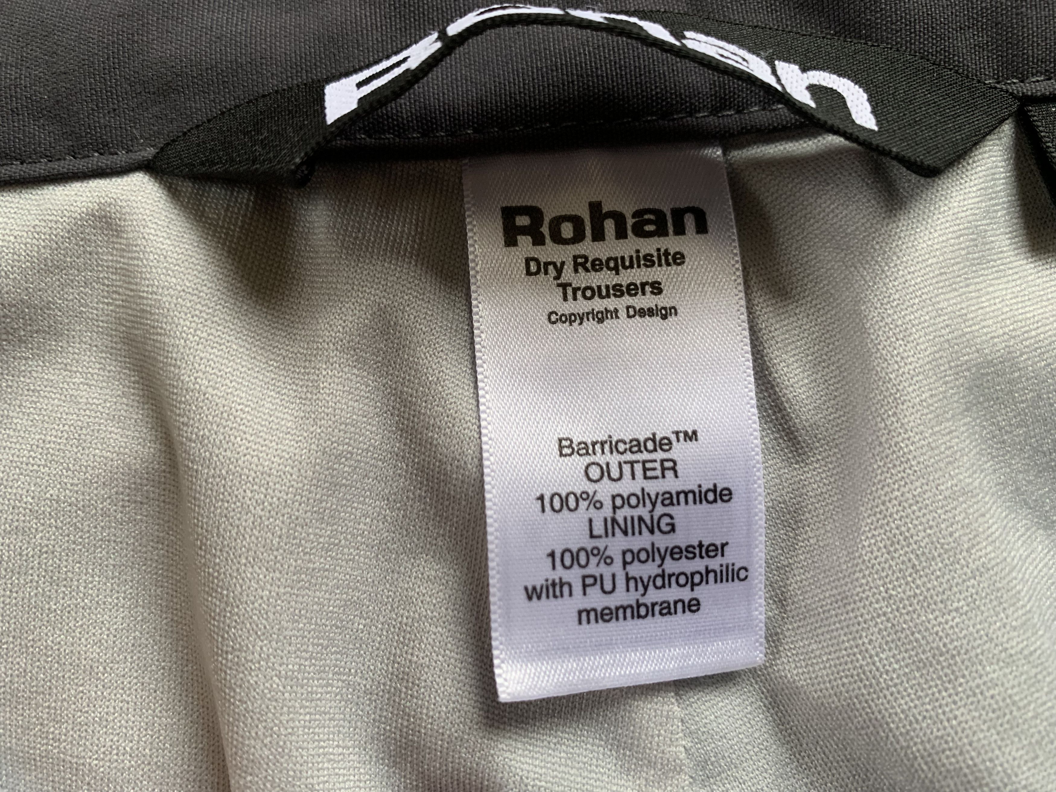 Other Rohan Barricade Trekking Membrane Waterproof Pants Size US 36 / EU 52 - 11 Thumbnail