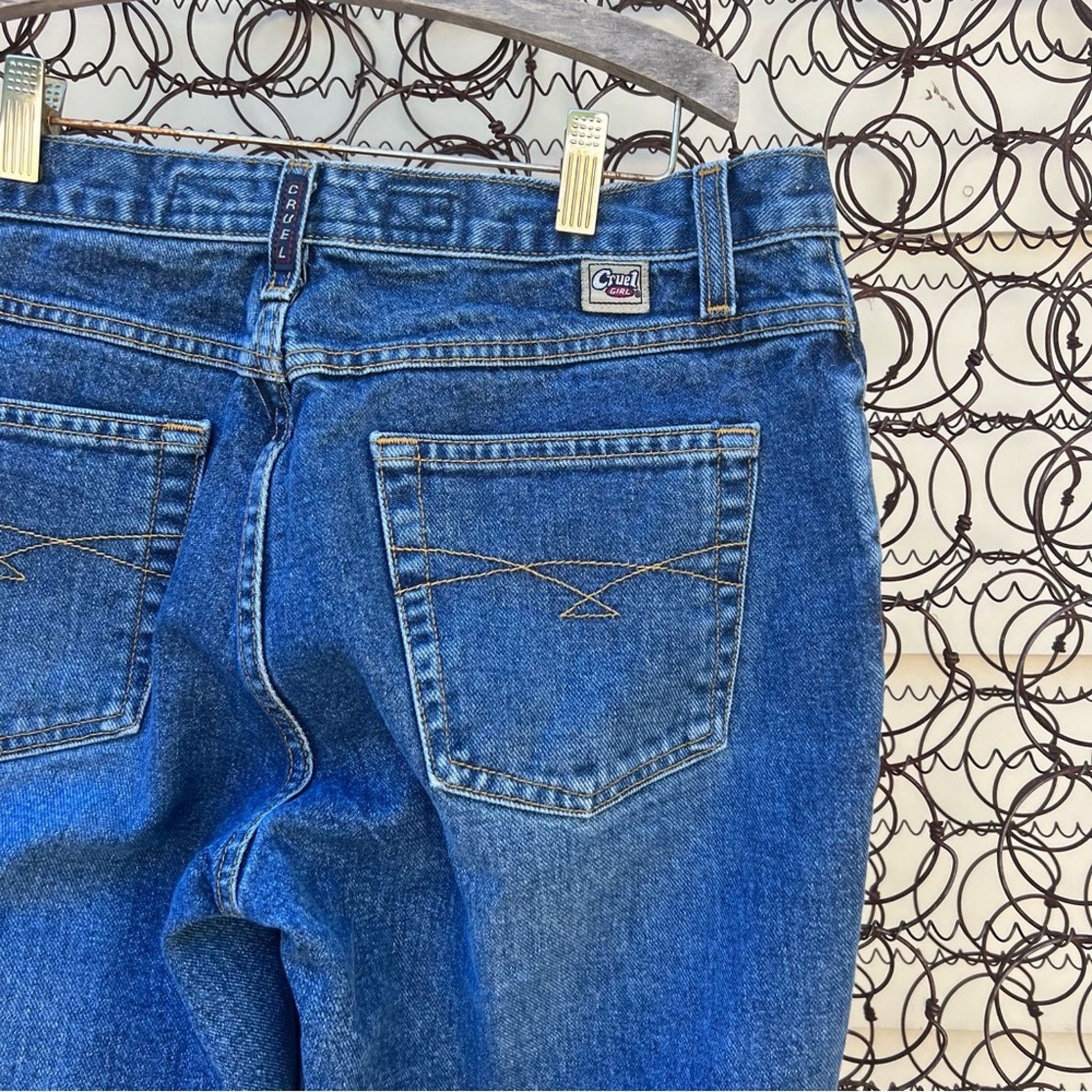 Other Cruel Girl vint Y2K low rise slim fit cowgirl Western jeans Size 34" / US 12 / IT 48 - 6 Thumbnail