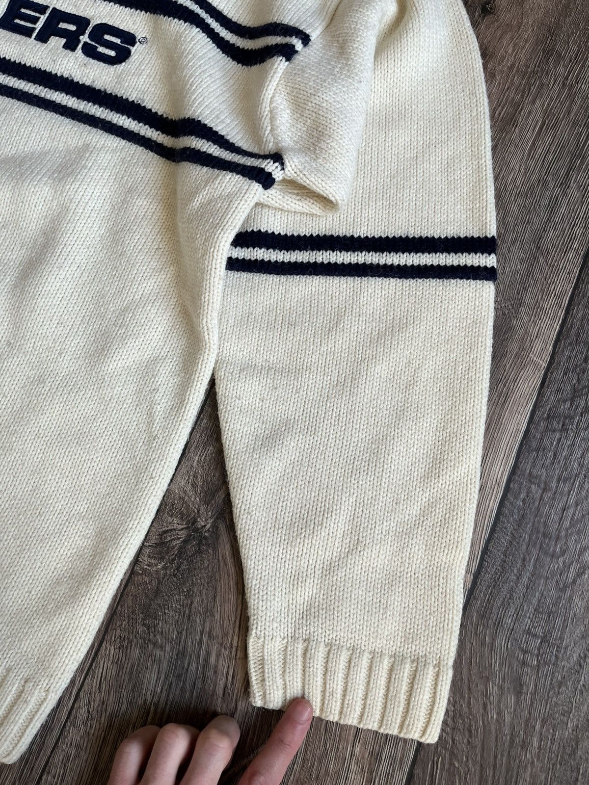 Kickers × Vintage Vintage KICKERS Big Logo Wool Knit Sweater Size US M / EU 48-50 / 2 - 10 Thumbnail