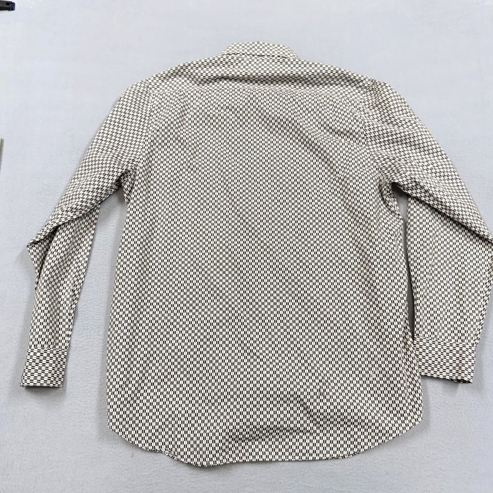 Lucky Brand Lucky Brand Shirt Mens L Black Geometric Long Sleeve Button Up Casual Size US L / EU 52-54 / 3 - 5 Thumbnail