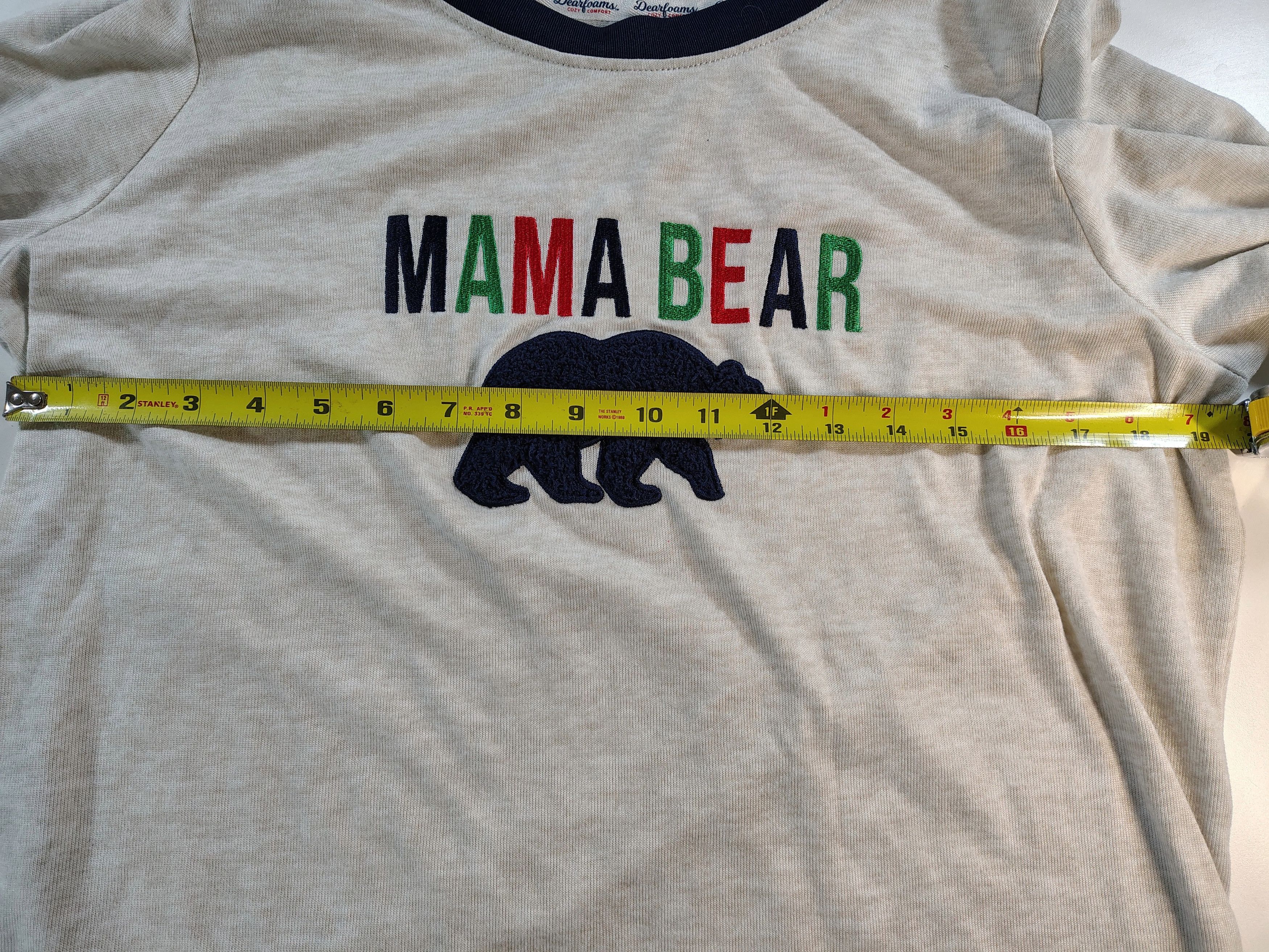 Other Women's Long Sleeve Mama Bear Shirt From Dearfoams Size L / US 10 / IT 46 - 4 Thumbnail