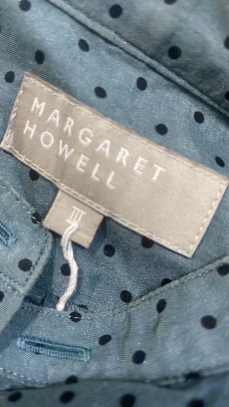 Margaret Howell Margaret Howel Simple Shirt Cotton Polka Pattern Size M / US 6-8 / IT 42-44 - 2 Thumbnail