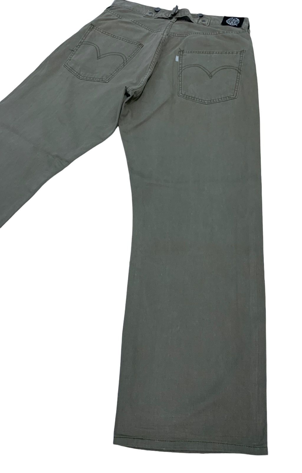 Levi's × Levi's Vintage Clothing 🔥Rare Vintage Levis SilverTab Loose Buckle Back Pants Size US 30 / EU 46 - 8 Thumbnail