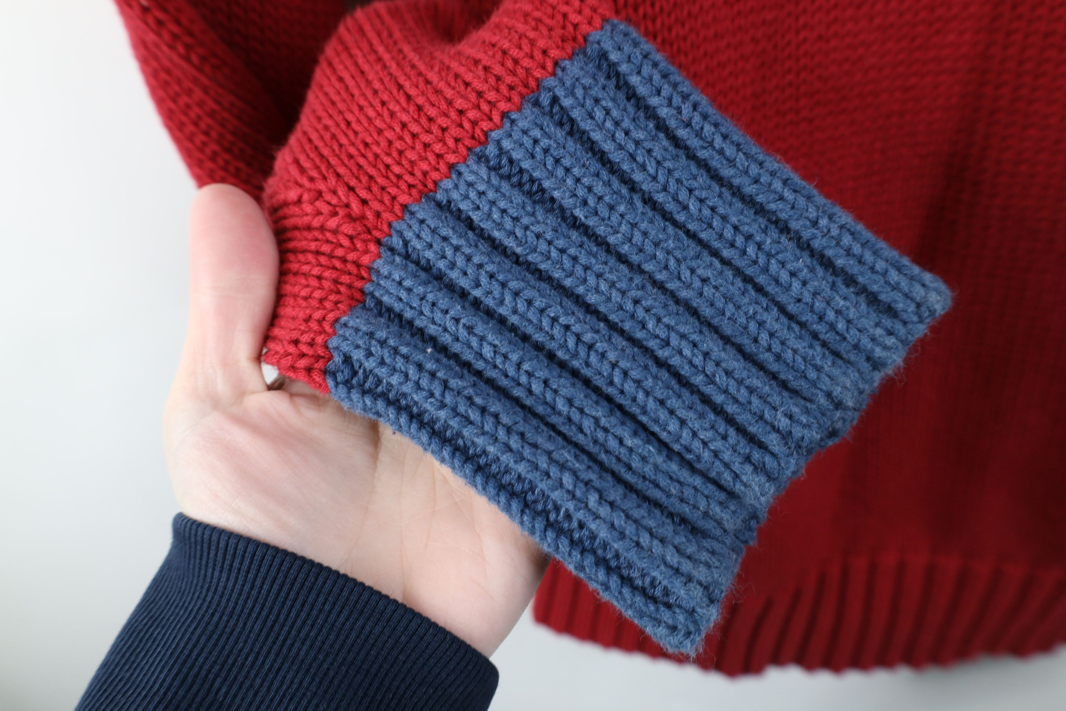 Tommy Hilfiger Vintage 90s Y2K Tommy Hilfiger Cotton Ribbed Knit Sweater Size US L / EU 52-54 / 3 - 6 Thumbnail