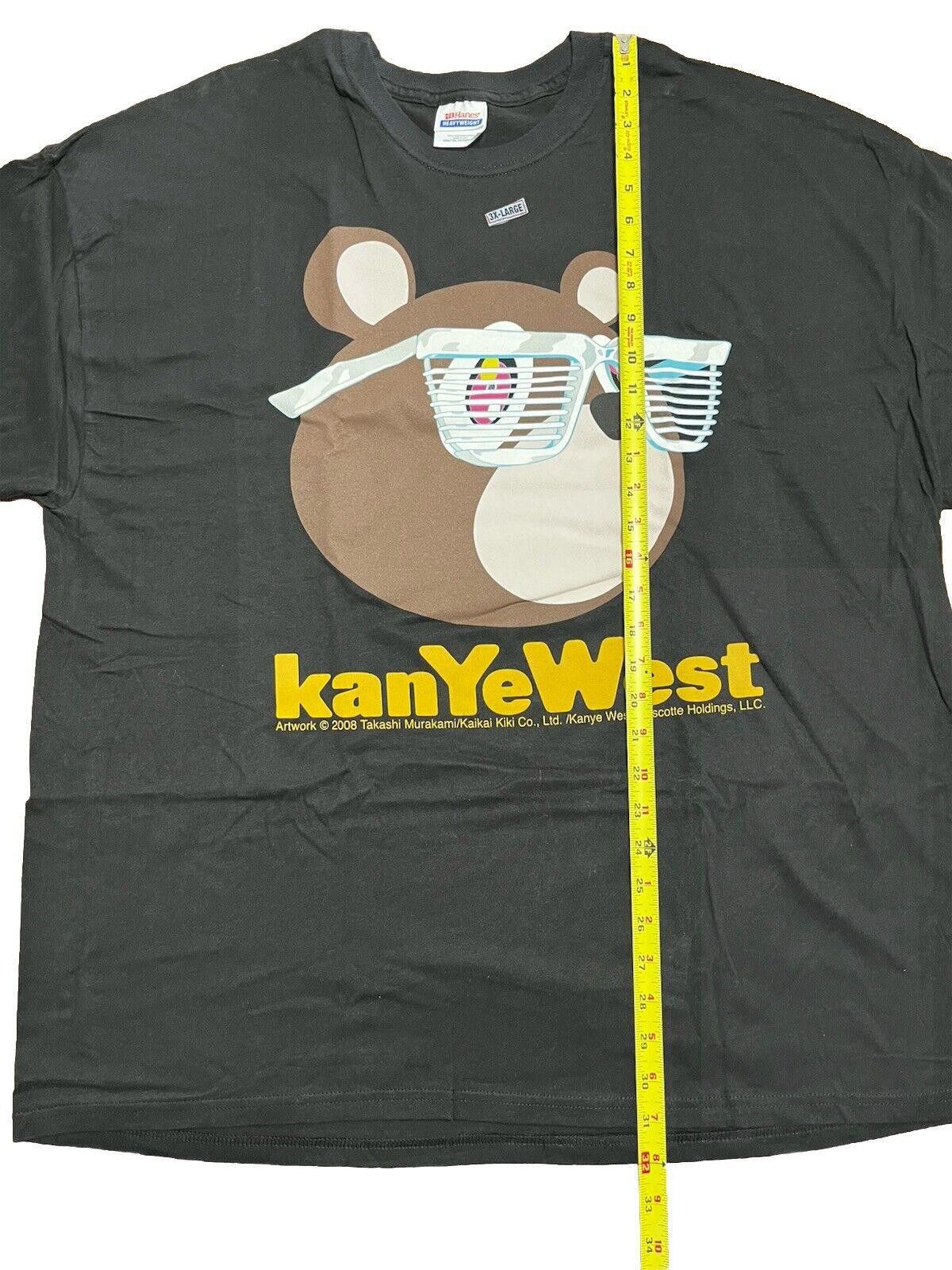 Hanes 2008 Kanye West Murakami Glow-in-the-Dark Tour T-Shirt XXXL Size US XXL / EU 58 / 5 - 6 Thumbnail