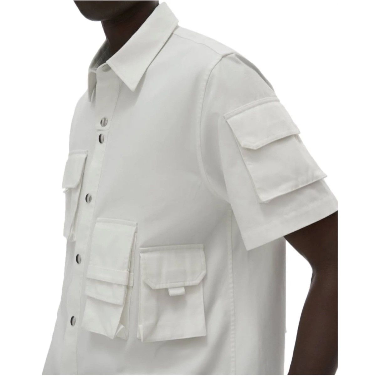 Helmut Lang HELMUT LANG CARGO UTILITY SS SHIRT-JACKET Size US M / EU 48-50 / 2 - 6 Thumbnail
