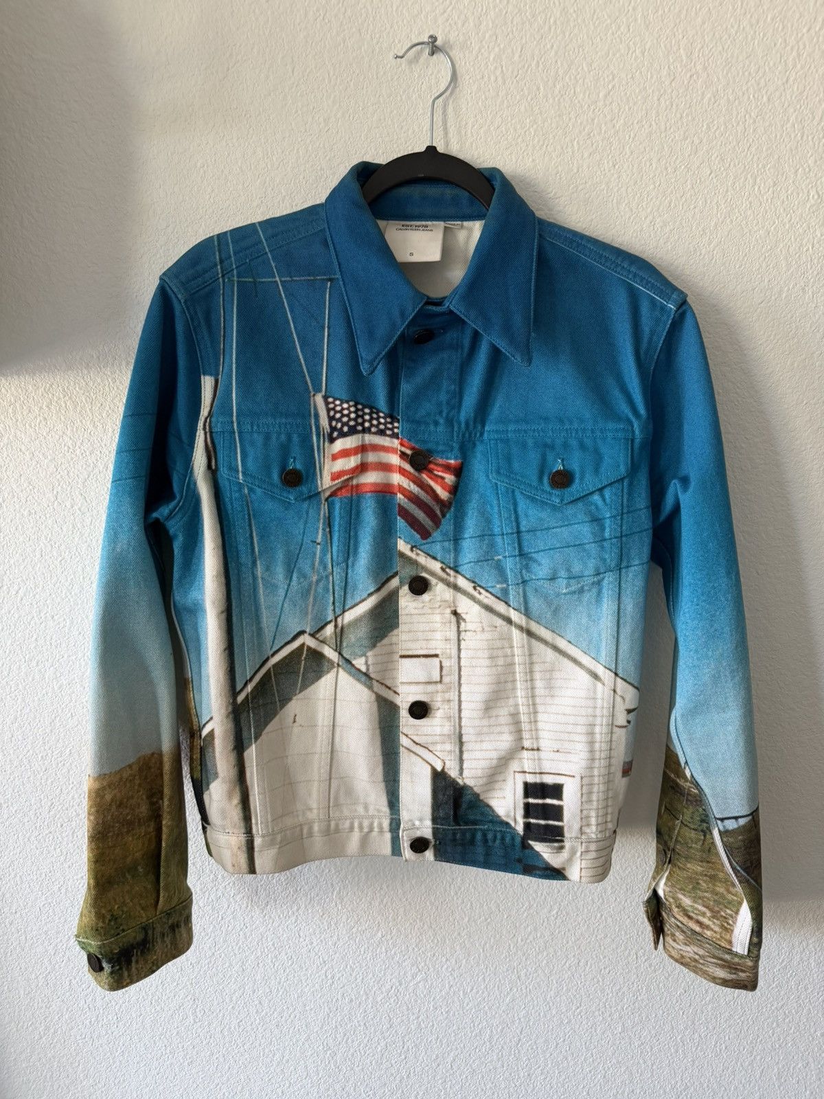 Raf Simons Raf Simons X Calvin Klein Landscape Jean Jacket Size US S / EU 44-46 / 1 - 1 Thumbnail