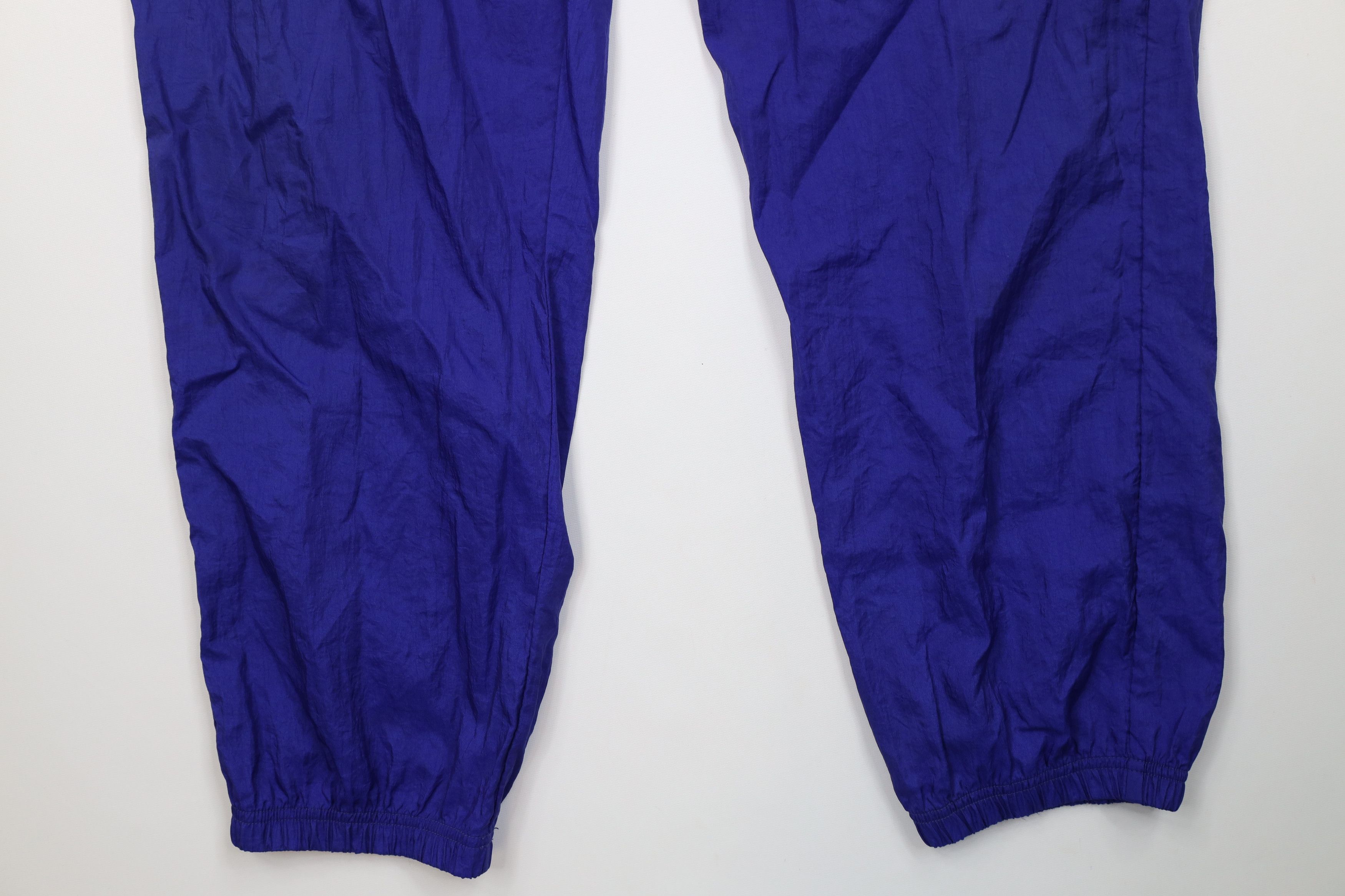 Reebok Vintage 90s Reebok Windbreaker Joggers Pants Blue Nylon Size US 38 / EU 54 - 4 Thumbnail
