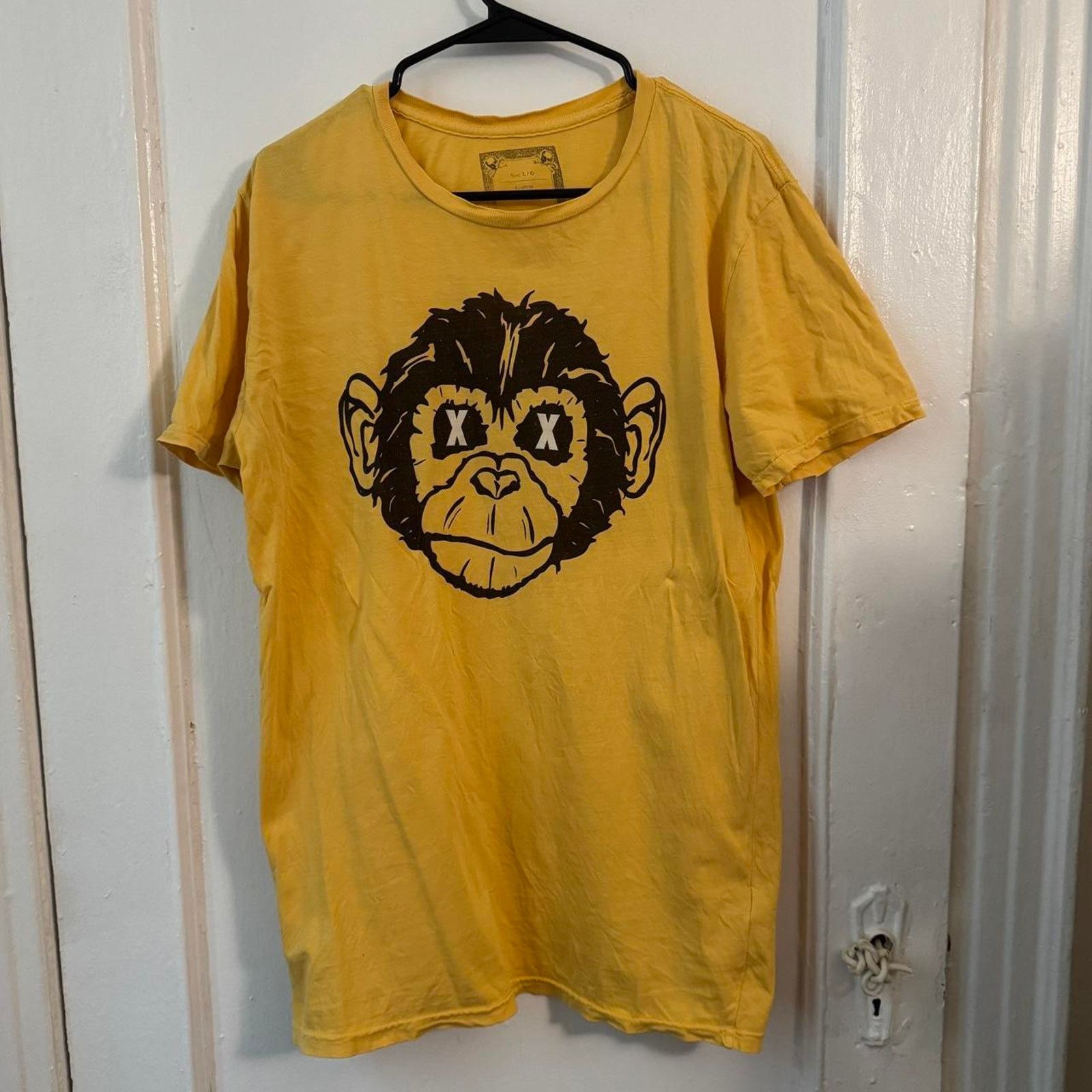 Other Yellow Deadpan Monkey 100% Cotton Streetwear made in USA Size US M / EU 48-50 / 2 - 5 Thumbnail
