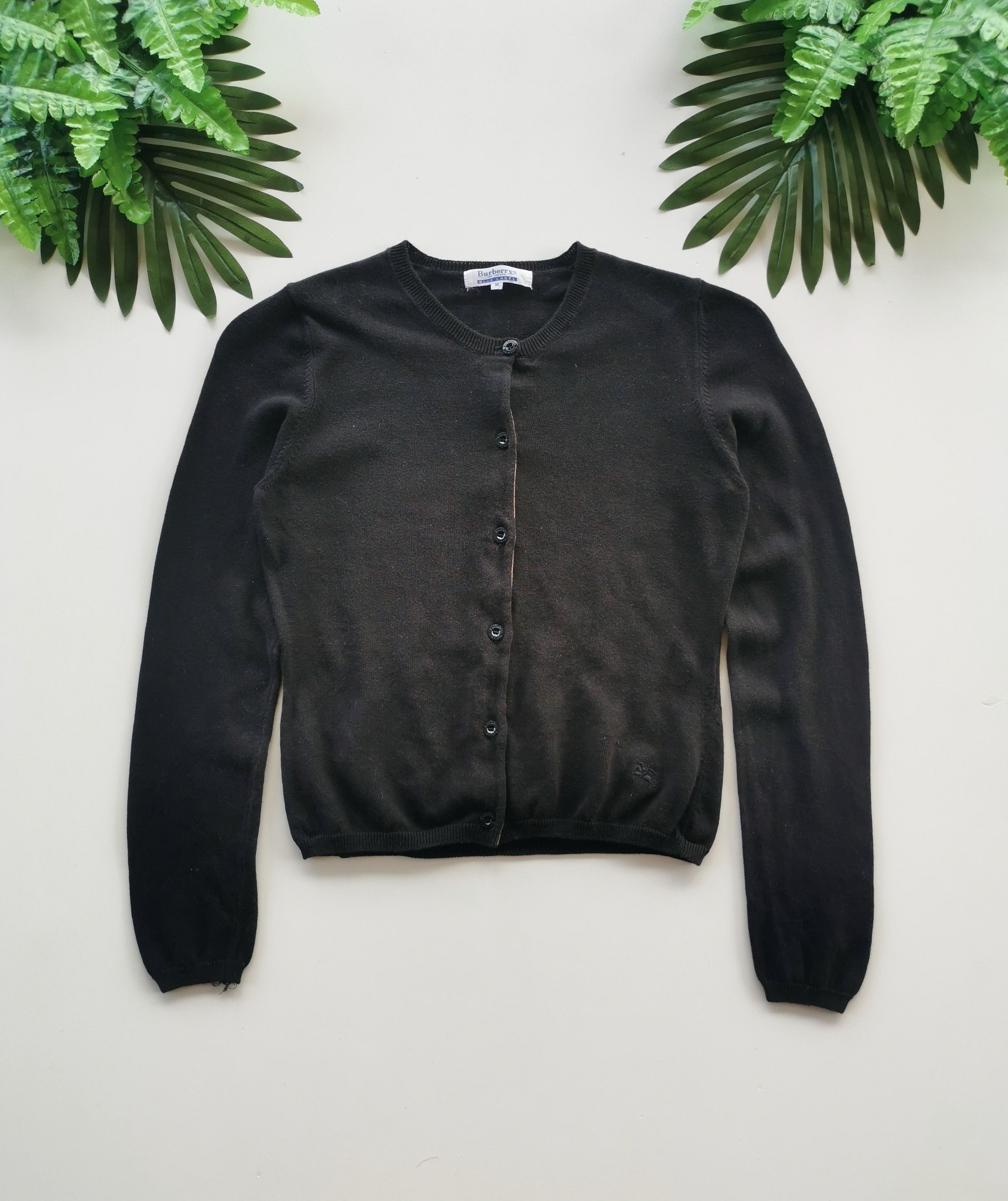 Burberry Vintage Burberrys Short Length Cardigan Size M / US 6-8 / IT 42-44 - 5 Thumbnail