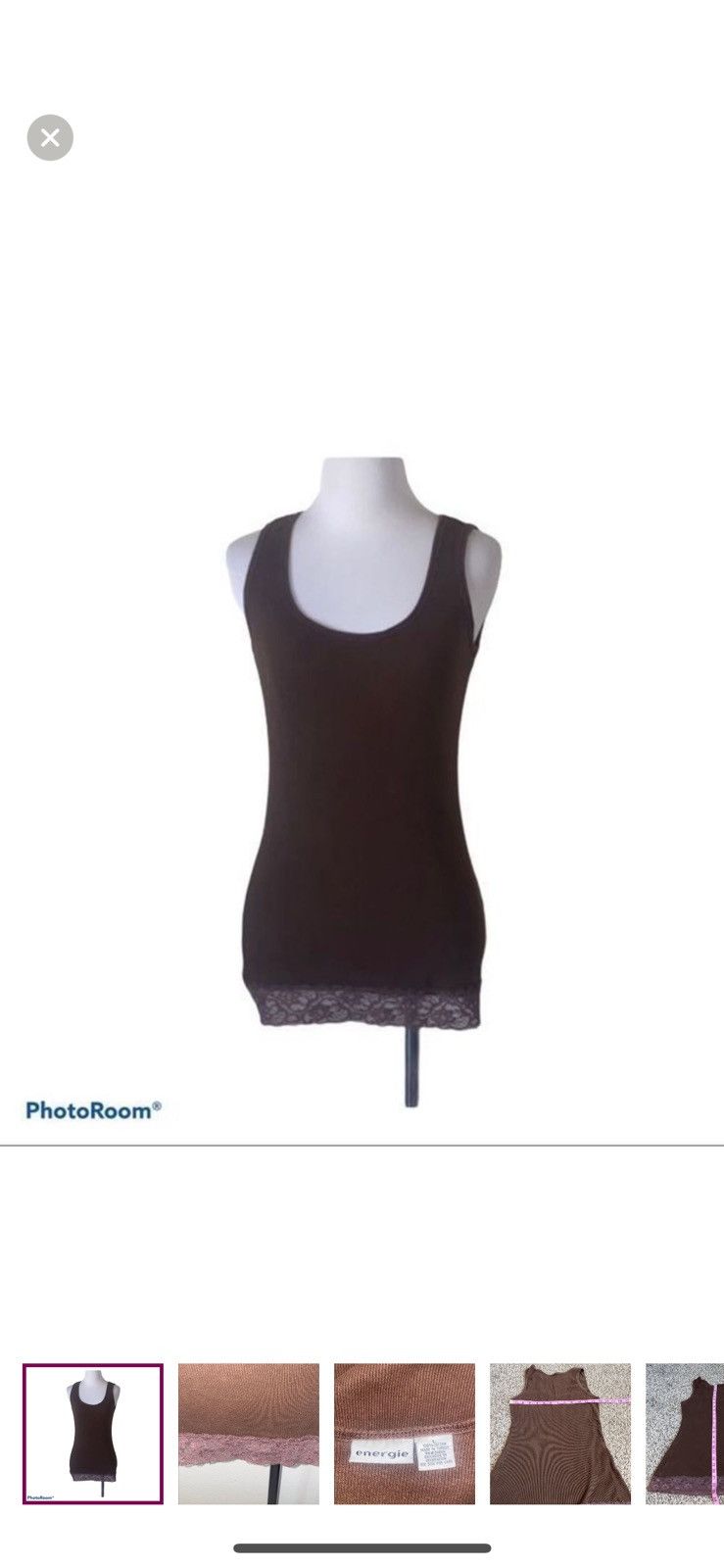Energie Energie large ribbed tank top Size L / US 10 / IT 46 - 1 Thumbnail