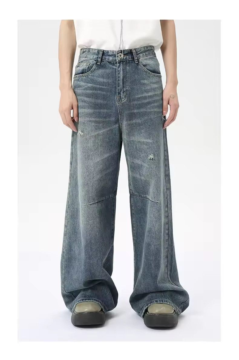 Japanese Brand × Jean Casual Wide Leg Jean Size US 31 - 1 Thumbnail