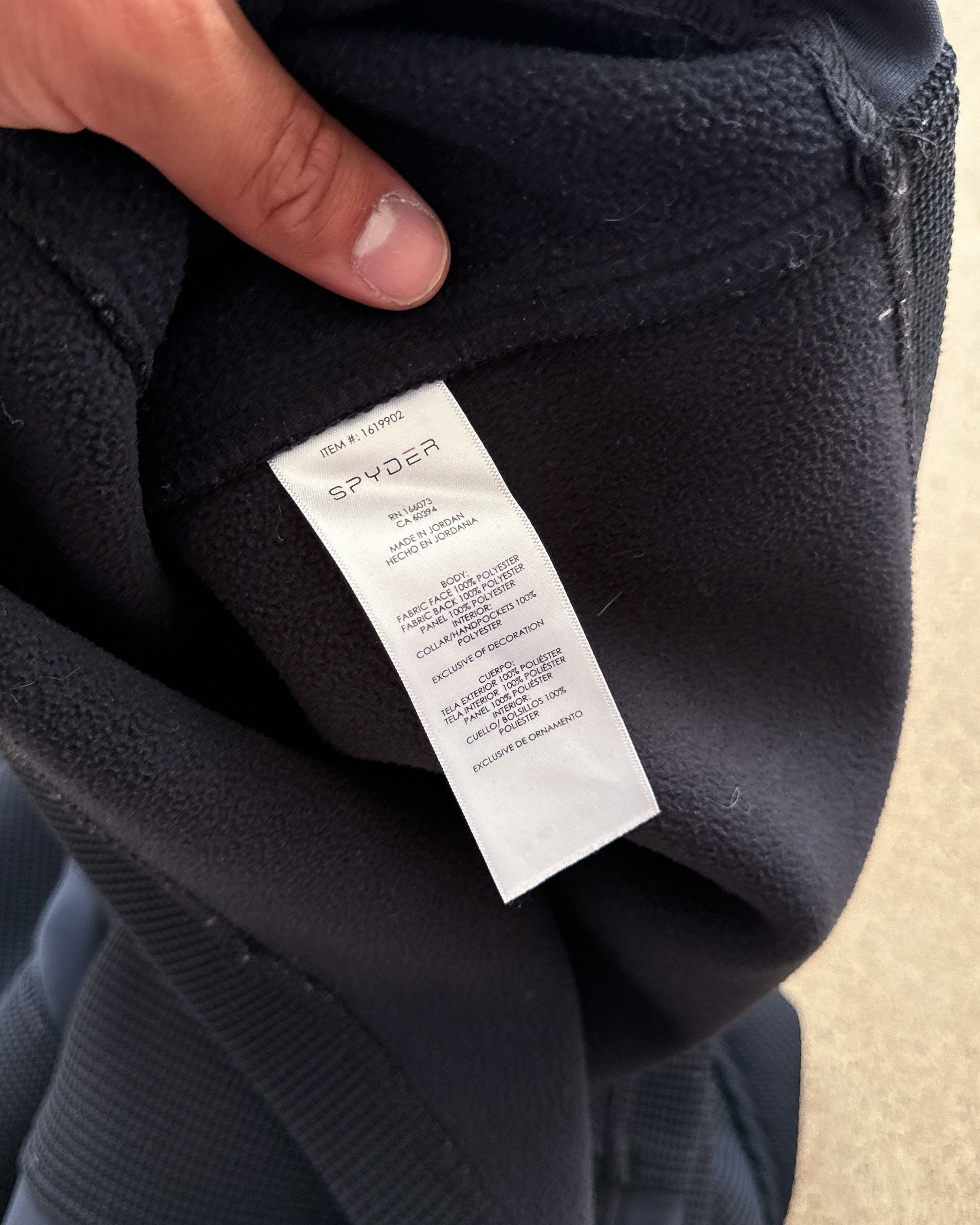 Spyder Spyder Jacket Black Quarter Zip Men's M Gait Gorpcore Size US M / EU 48-50 / 2 - 5 Thumbnail